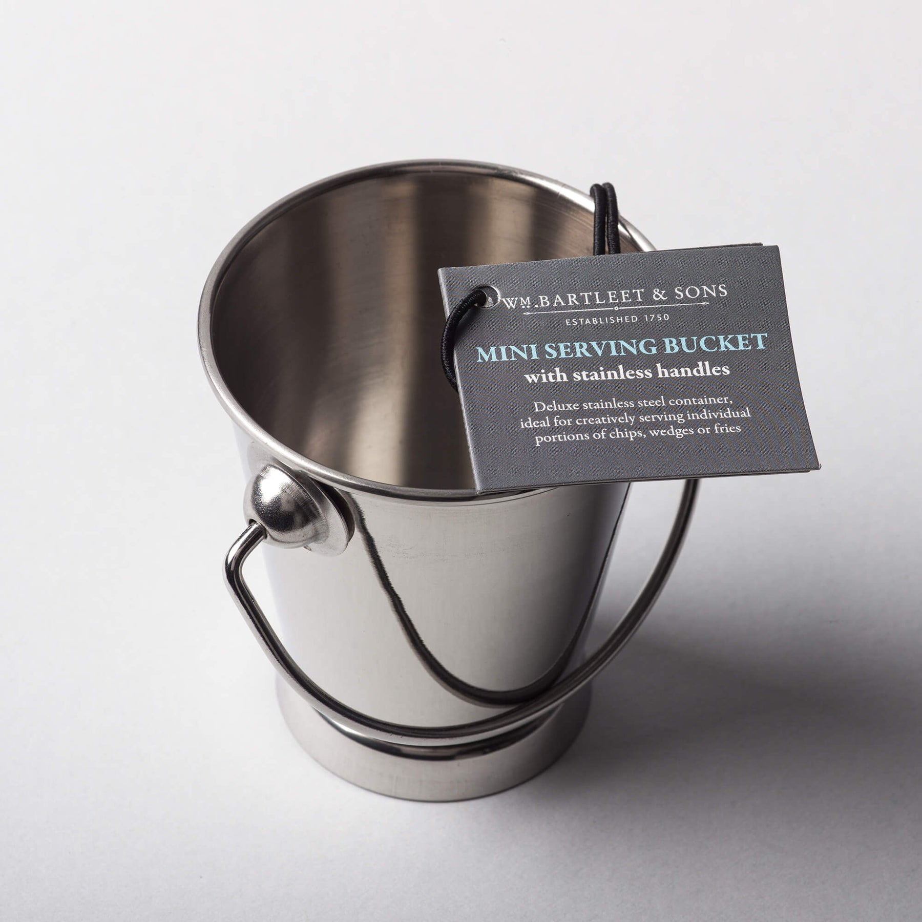 Mini Stainless Steel Serving Bucket, Set of 2