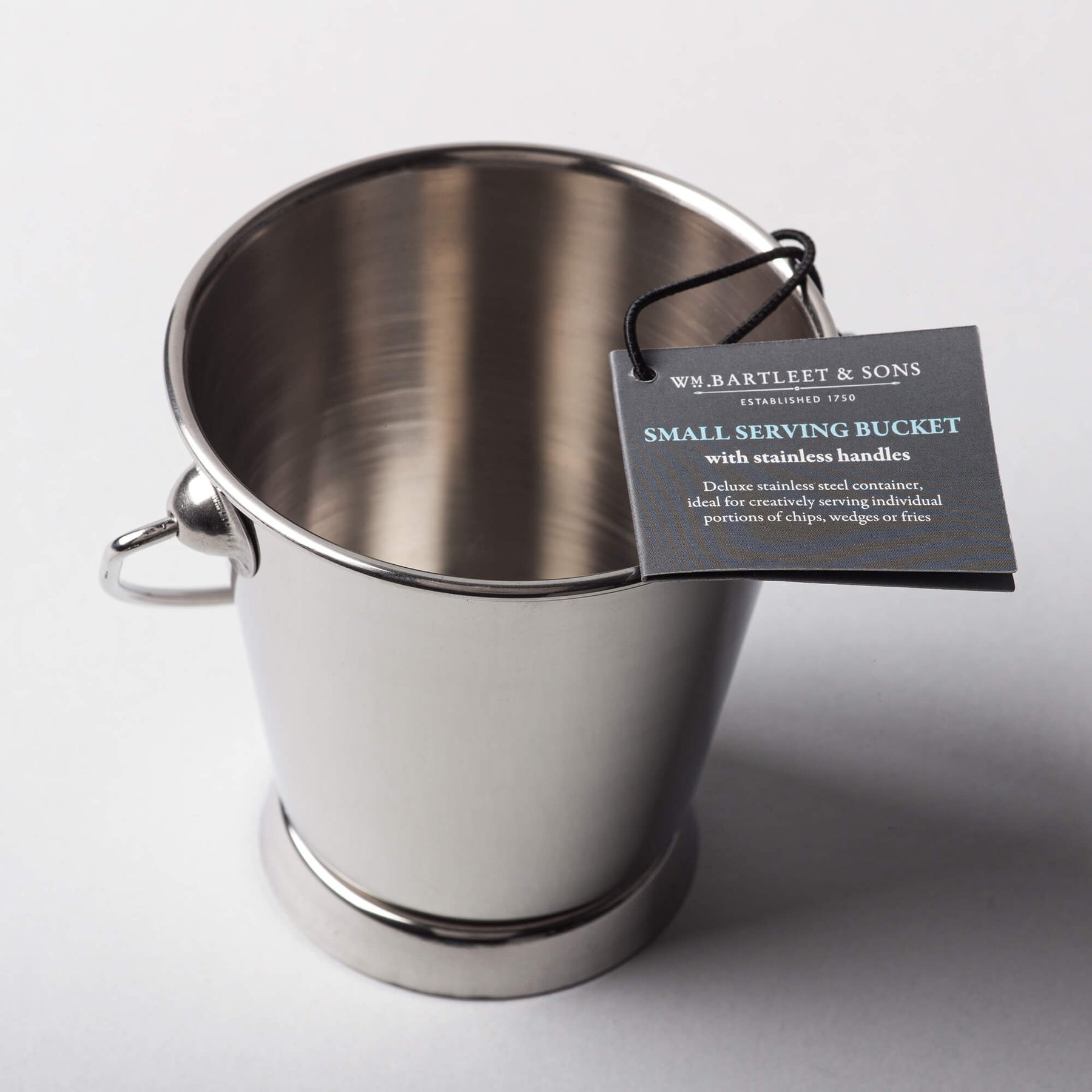 Mini Stainless Steel Serving Bucket, Set of 2