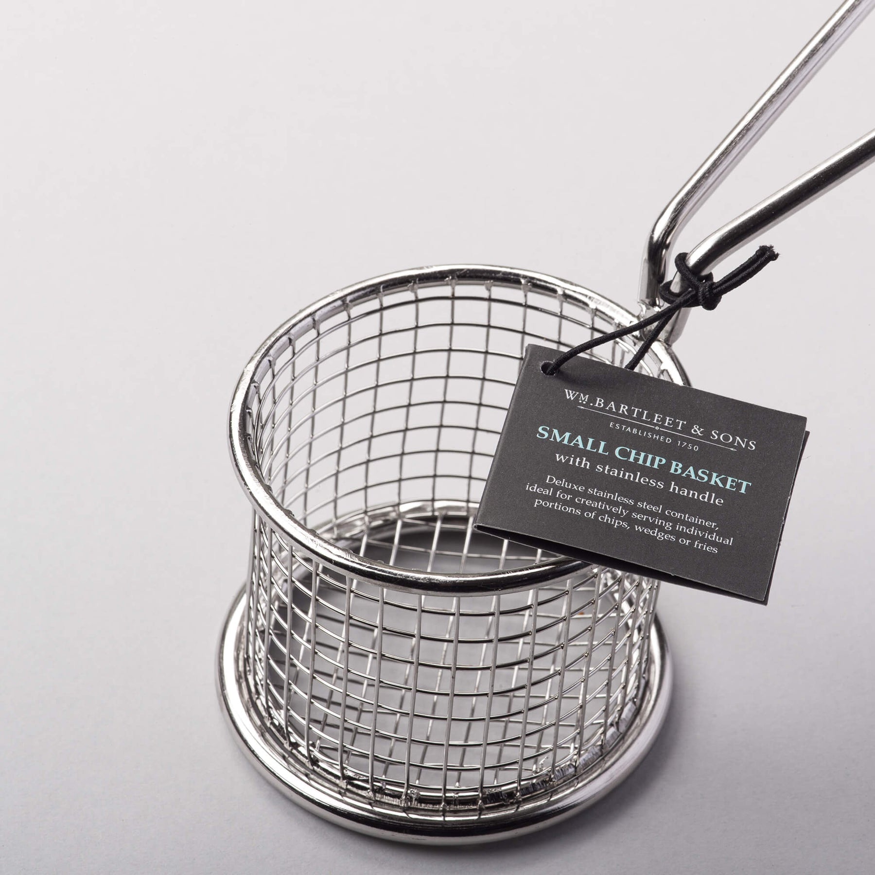 Mini Stainless Steel Serving Basket, Set of 2