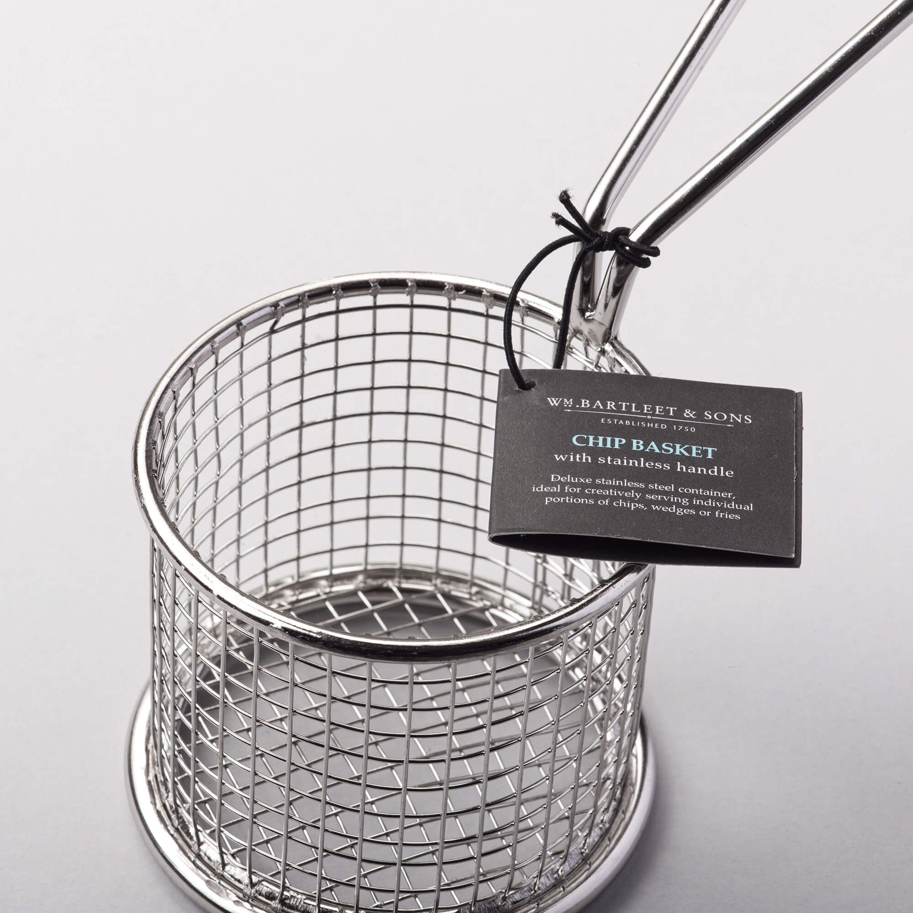 Mini Stainless Steel Serving Basket, Set of 2