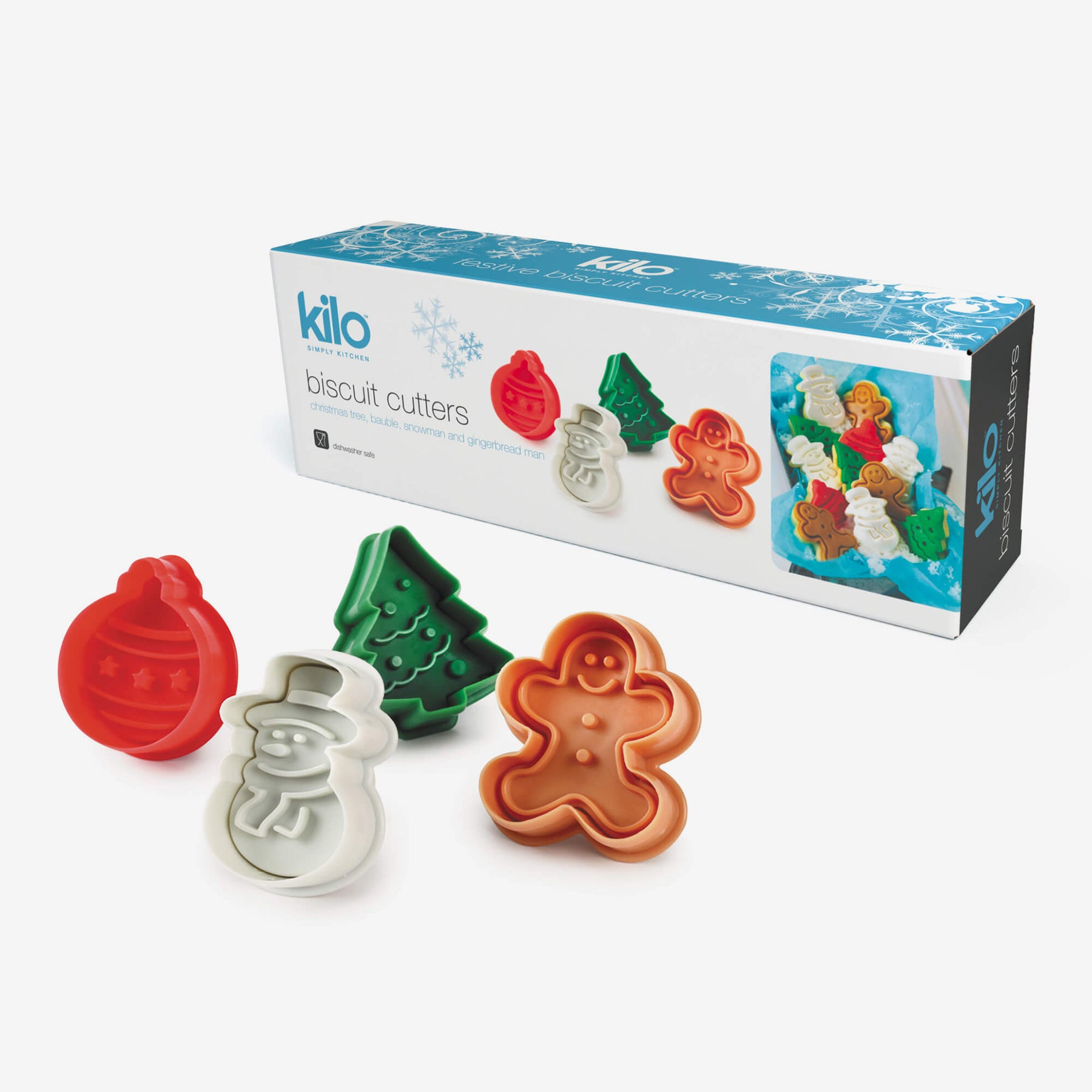 Christmas Cookie Cutters, Set of 4