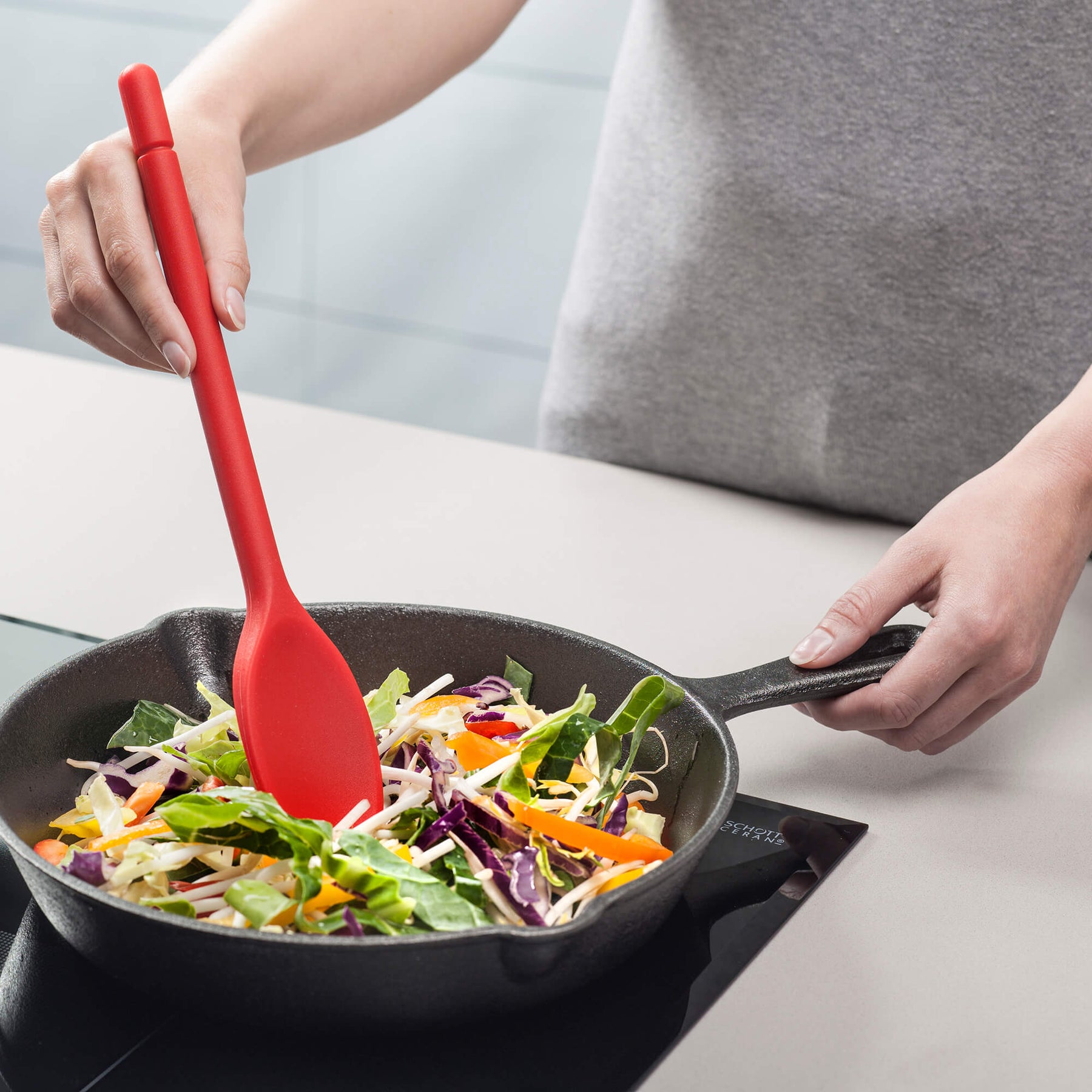 Traditional Silicone Cook’s Spoon, 30cm