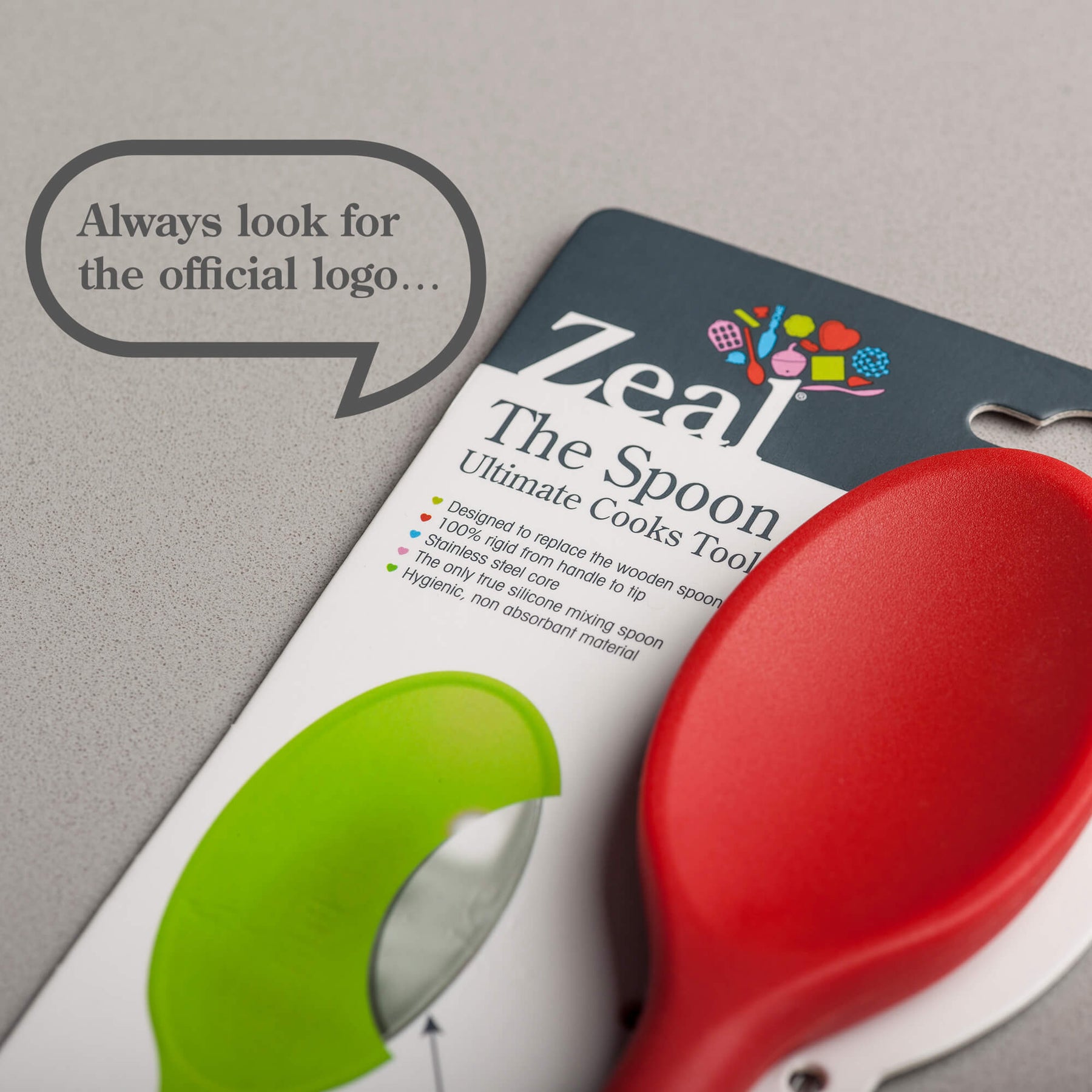 Traditional Silicone Cook’s Spoon, 30cm