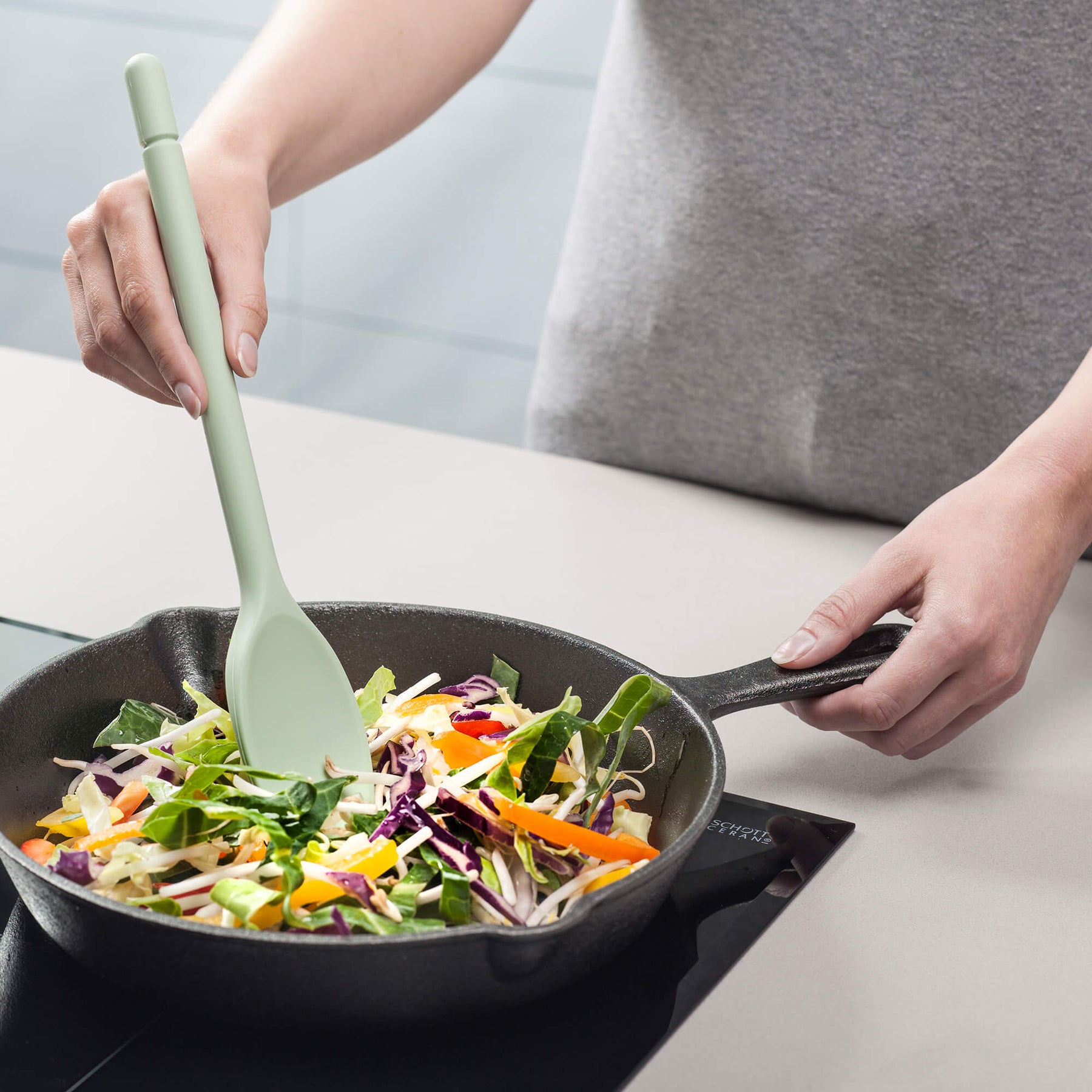 Traditional Silicone Cook’s Spoon, 30cm