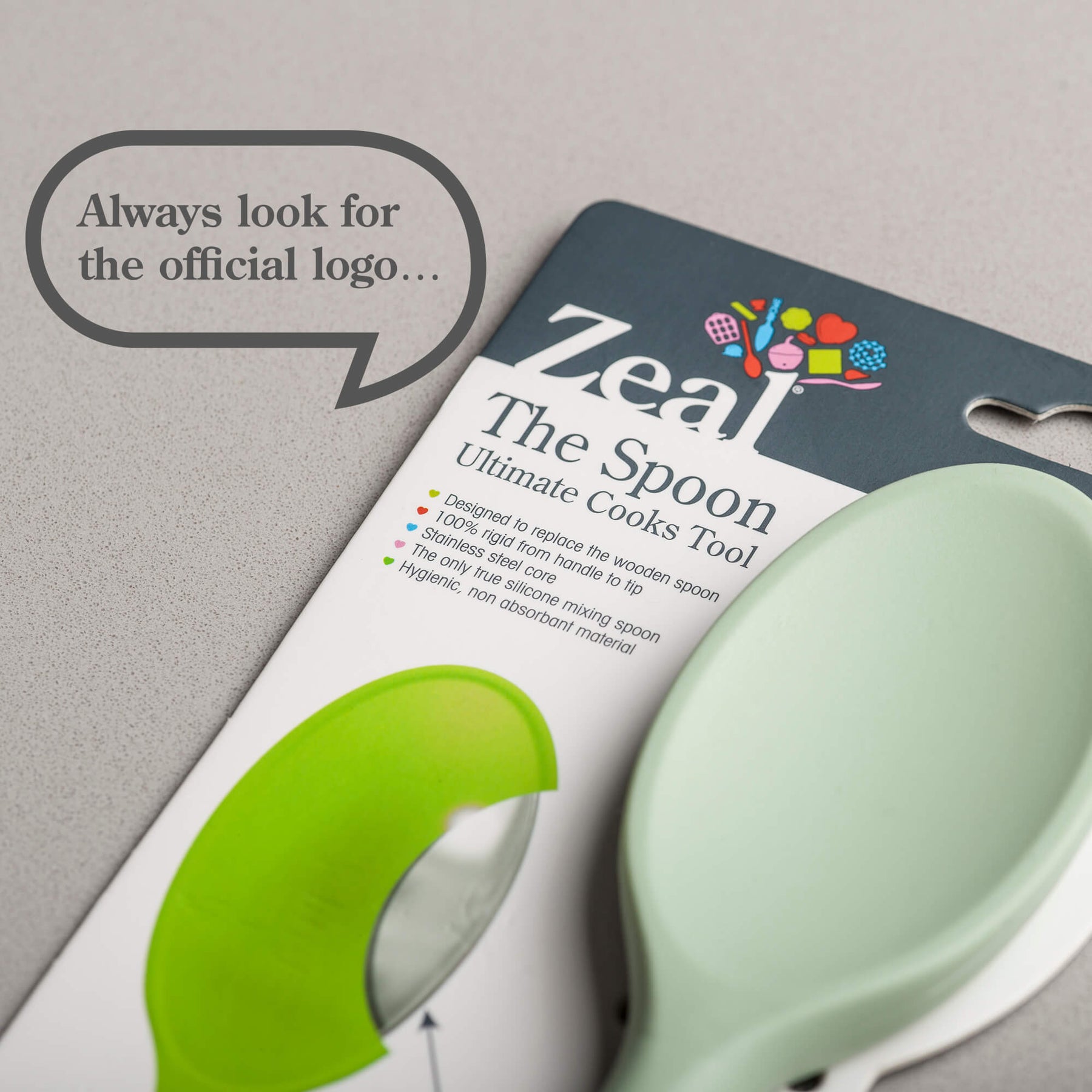 Traditional Silicone Cook’s Spoon, 30cm