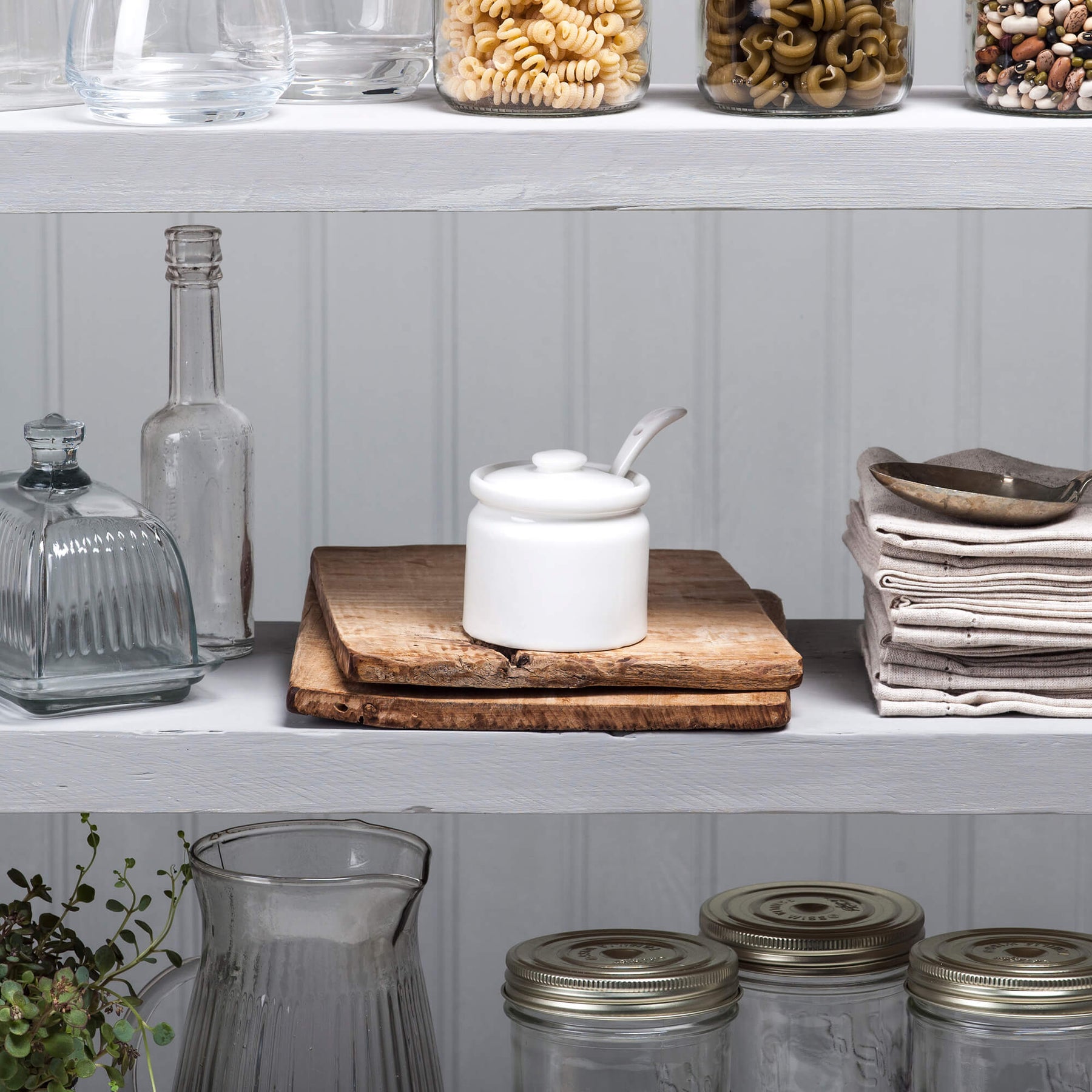 Porcelain Sugar/Jam/Mustard Pot