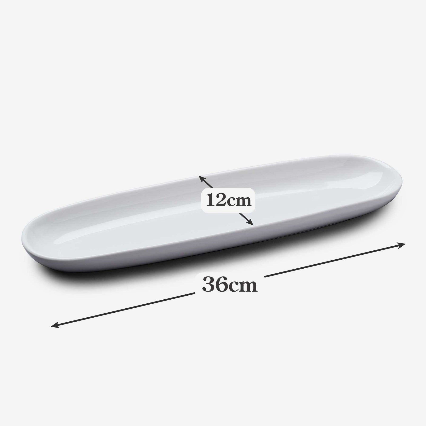 Porcelain French Bread/Baguette Plate