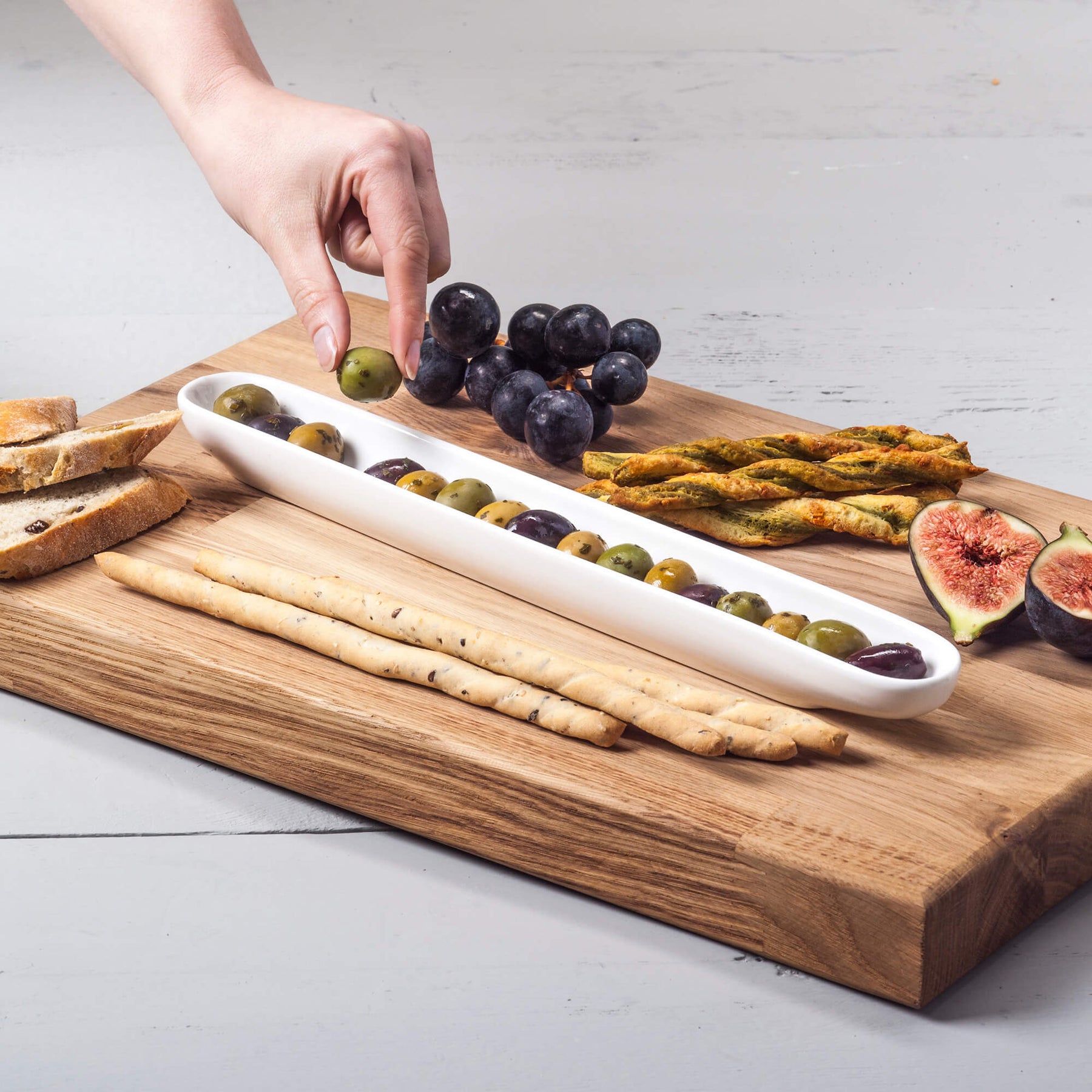 Porcelain Olive Dish