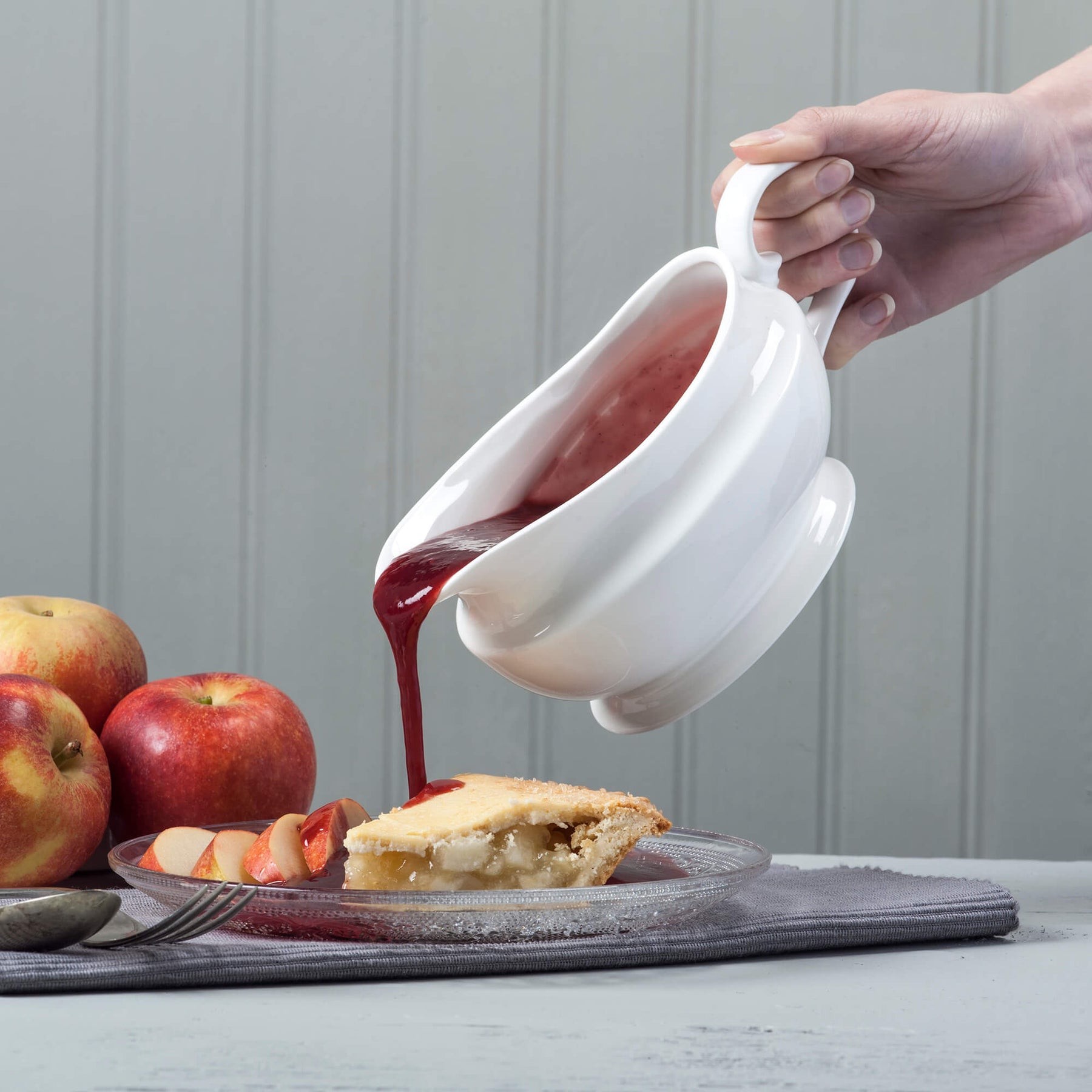 Porcelain Gravy & Sauce Boat, Available in 3 Sizes