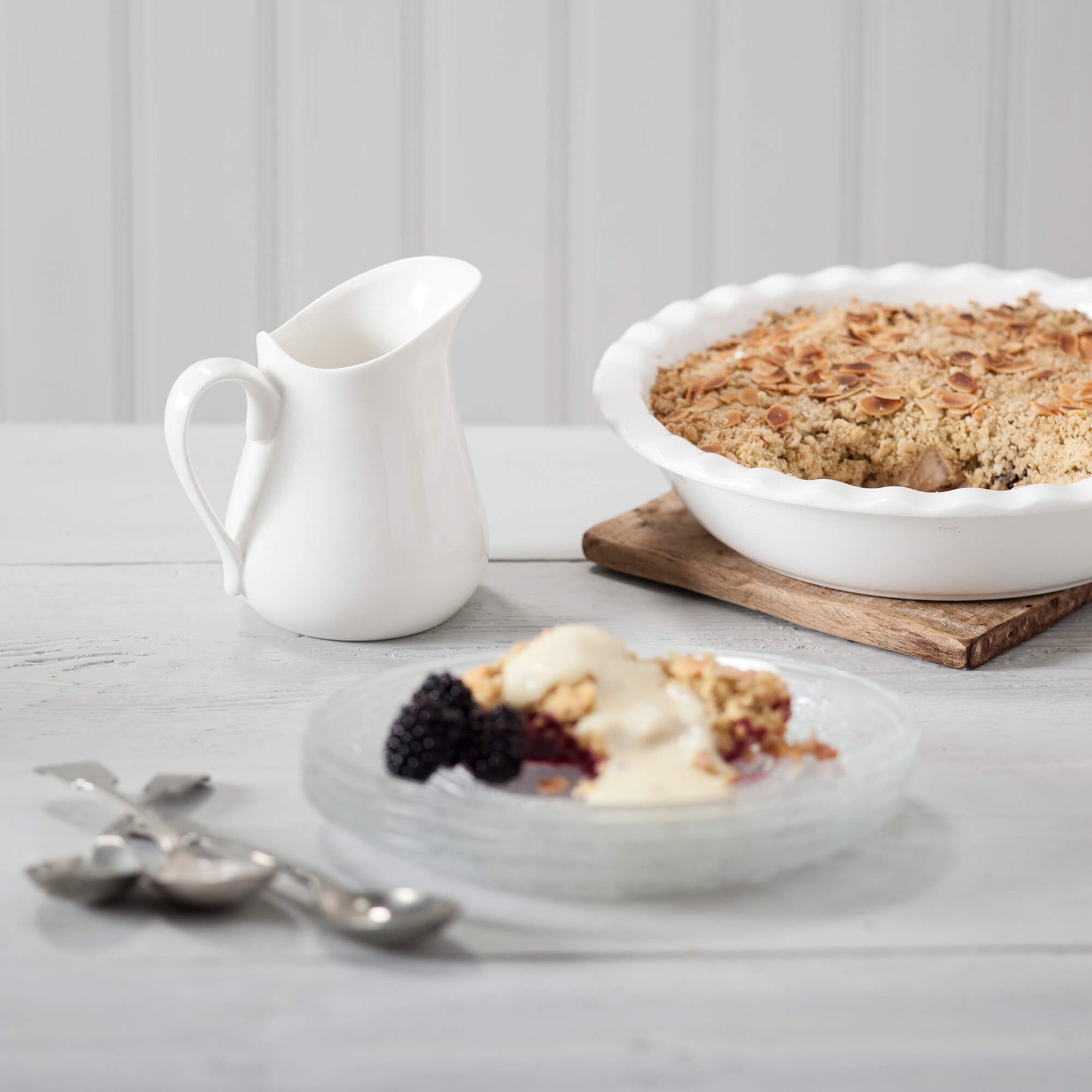 Porcelain Traditional Milk Jug, Available in 3 Sizes