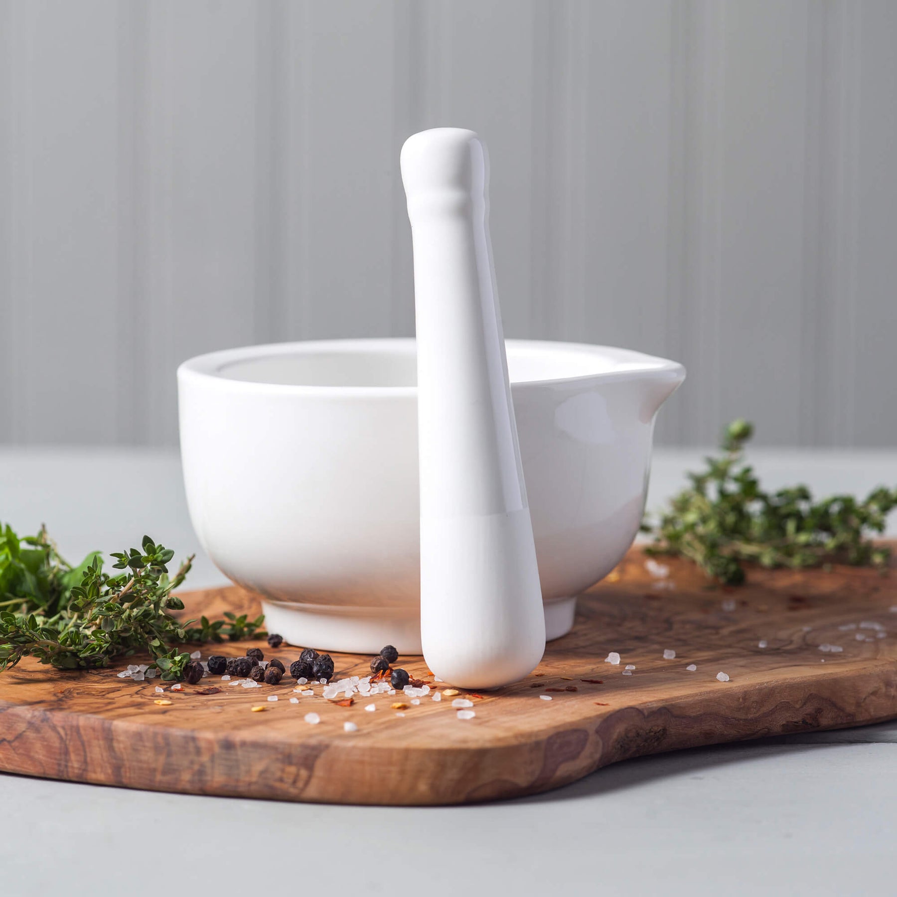 Porcelain Mortar & Pestle, Available in 3 Sizes