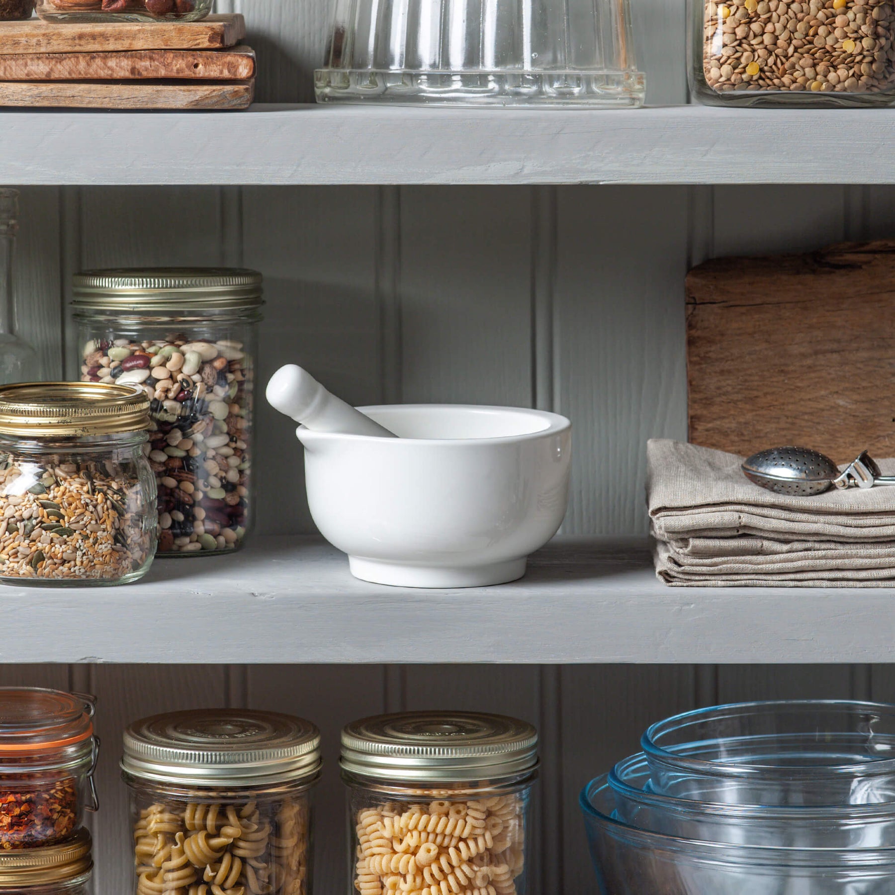 Porcelain Mortar & Pestle, Available in 3 Sizes