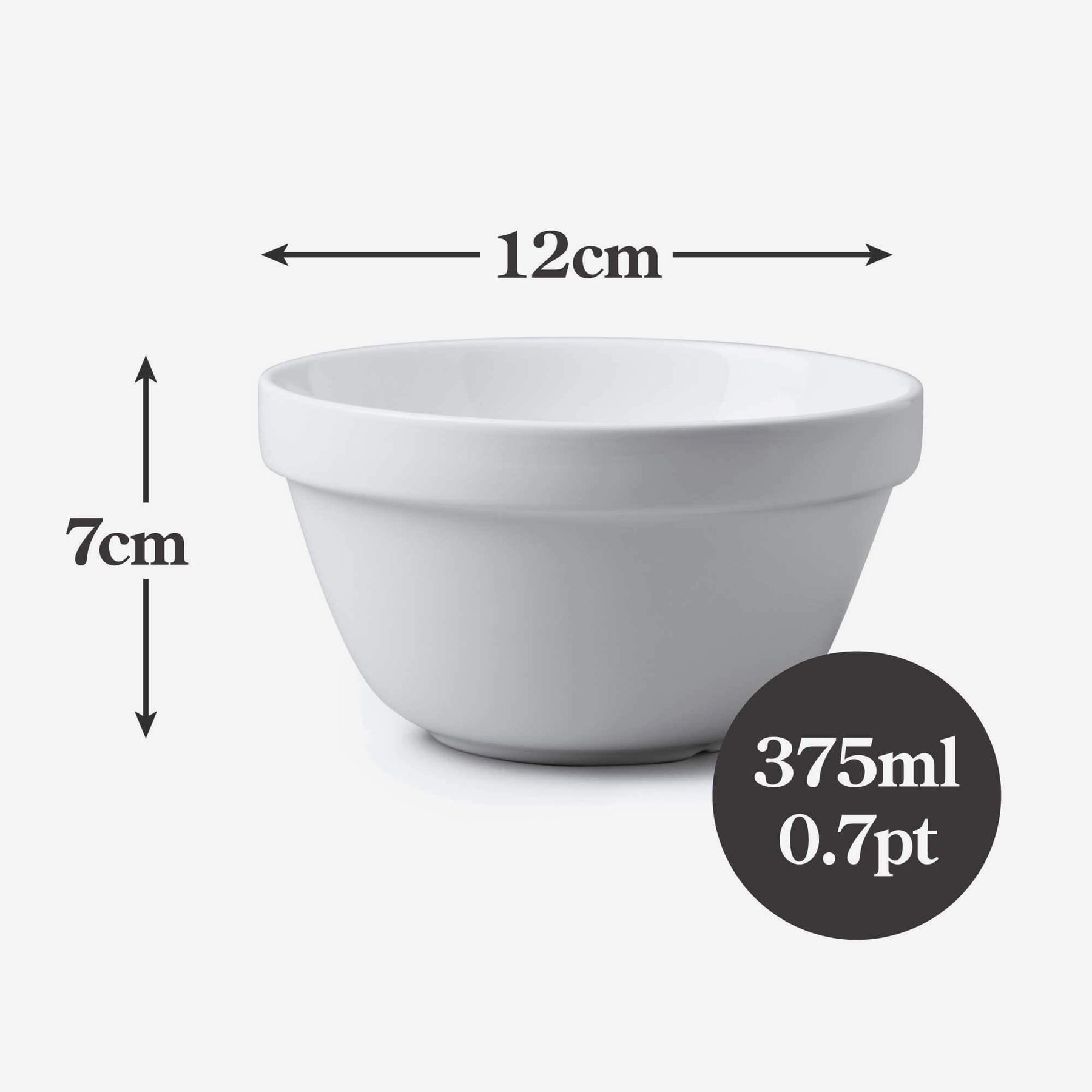 Porcelain Pudding Basin, Available in 5 Sizes