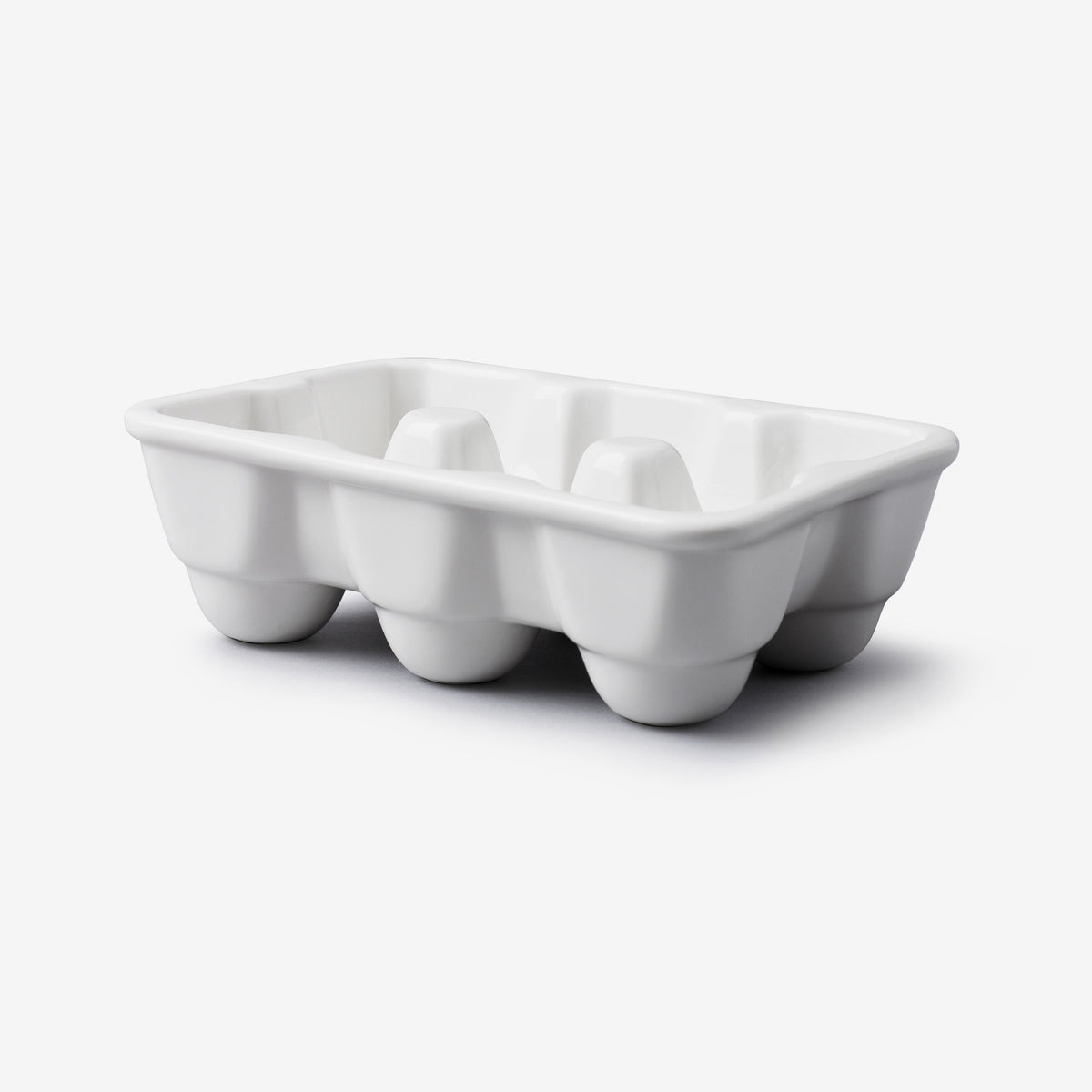 Porcelain Divided Fridge Egg Box
