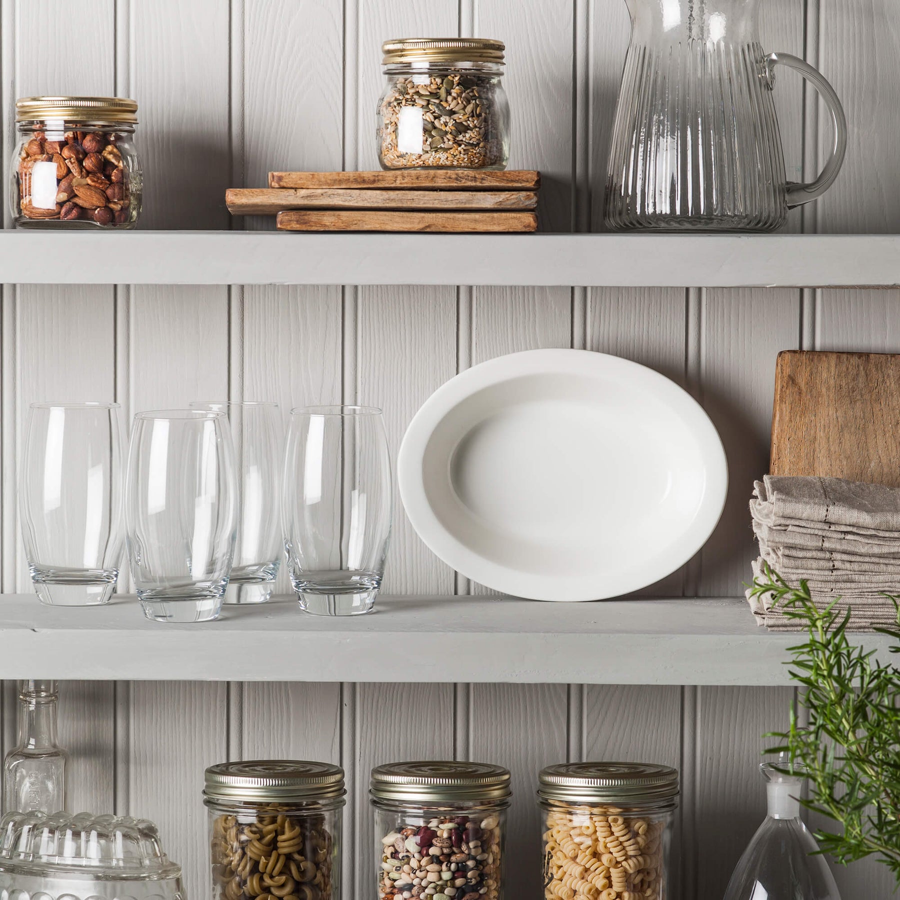 Porcelain Oval Pie Dish, Available in 5 Sizes