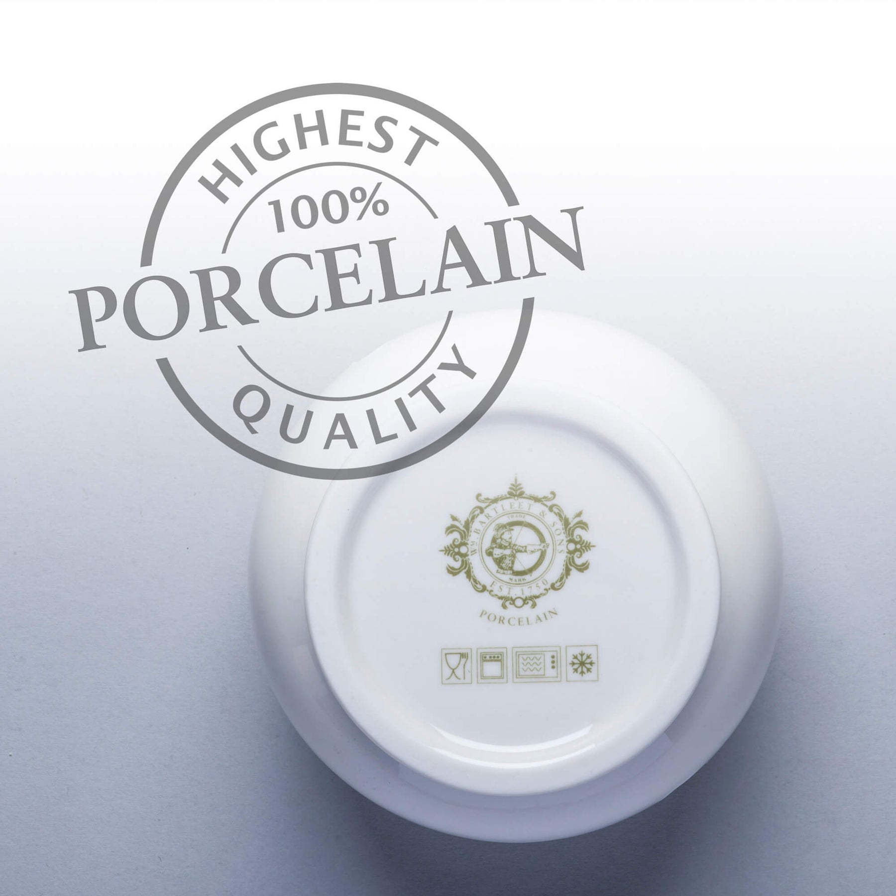 Porcelain Garlic Pot with Wooden Lid