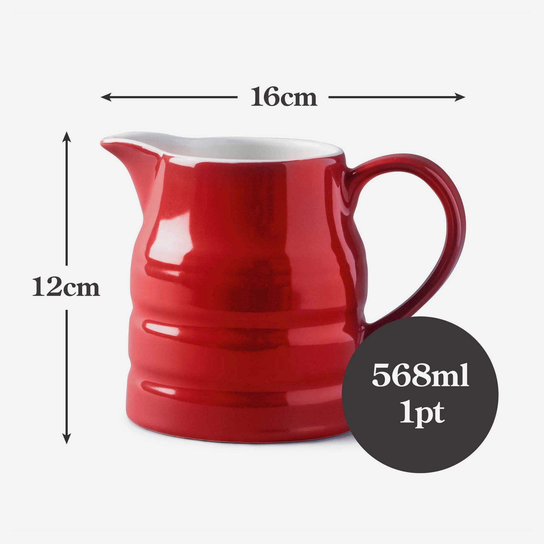 Porcelain Traditional Churn Jug, Available in 5 Sizes