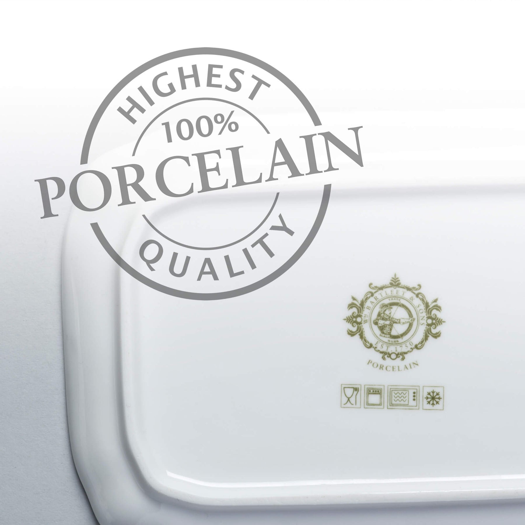 Porcelain Butter Plate with Lid