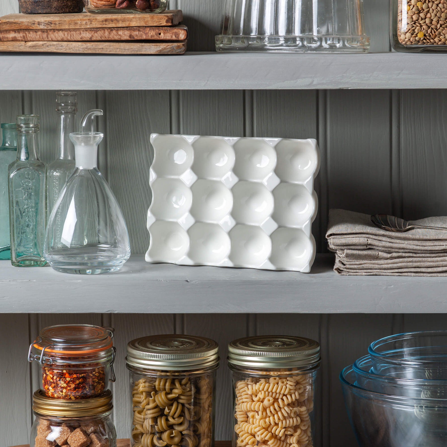Porcelain Egg Tray, Available in 2 Sizes