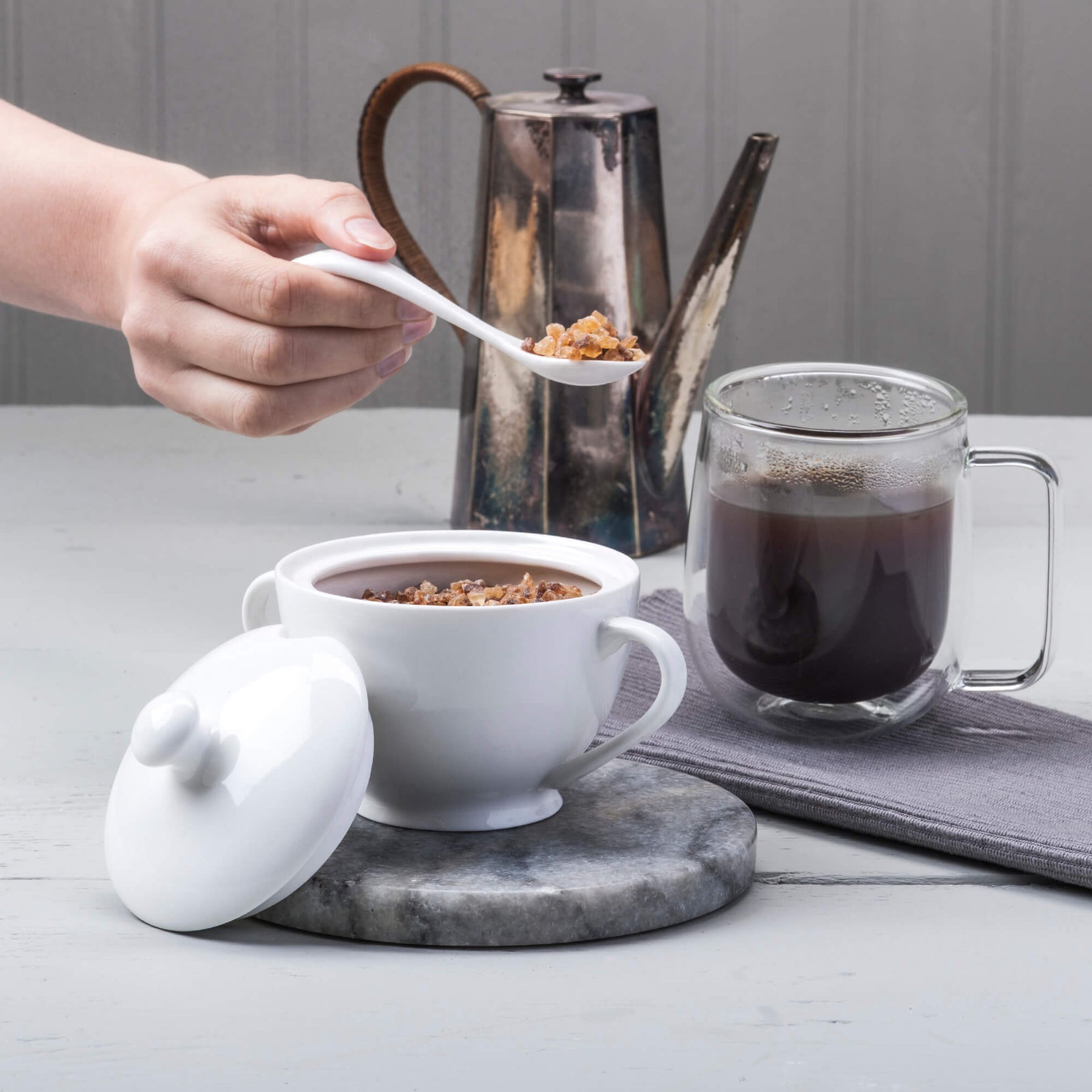 Porcelain Sugar Bowl