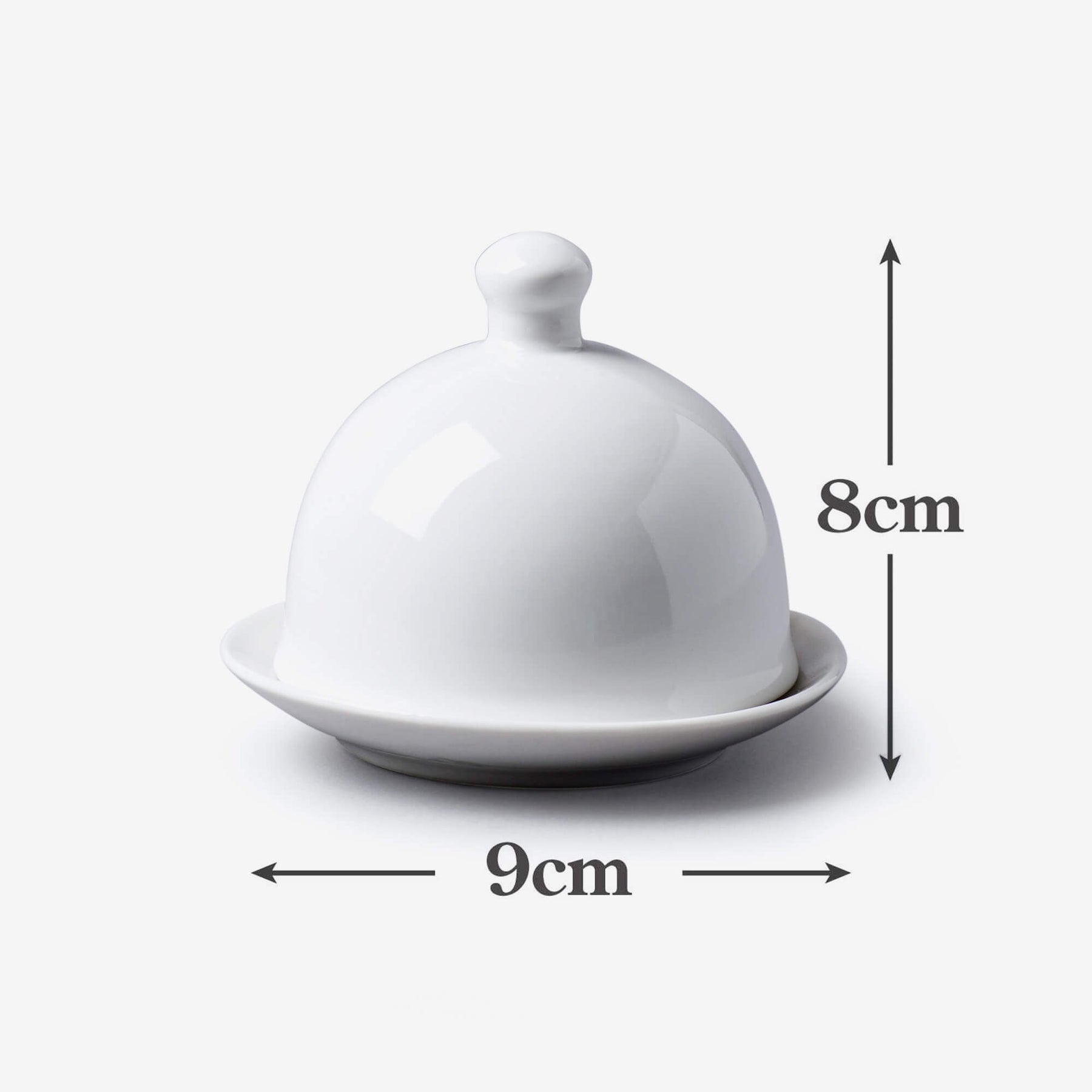 Porcelain Butter Pat with Lid