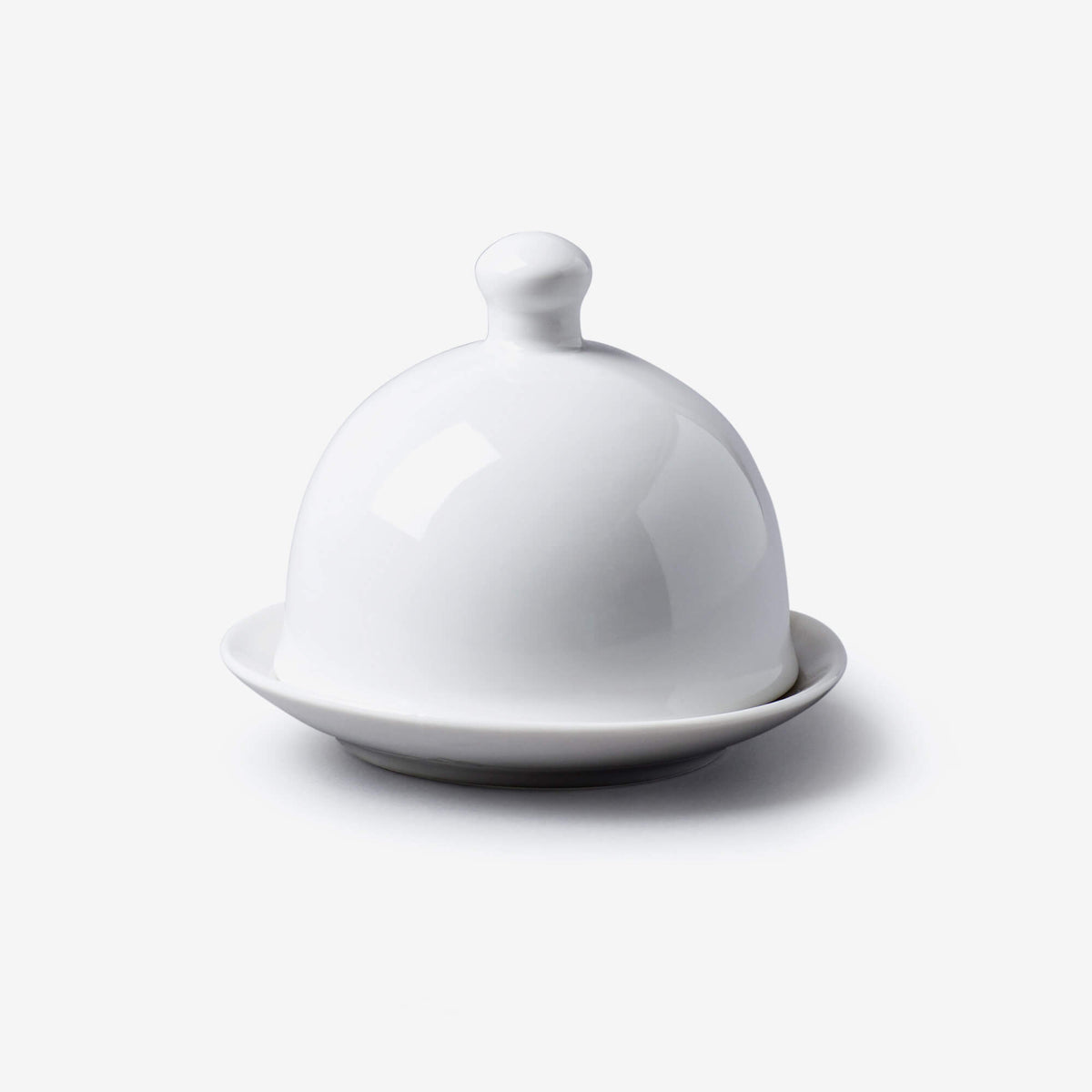 Porcelain Butter Pat with Lid