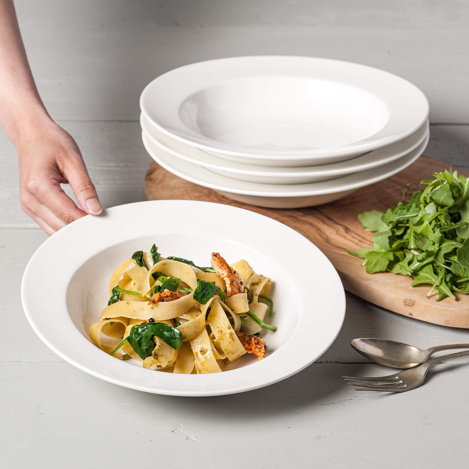 Porcelain Pasta Bowl