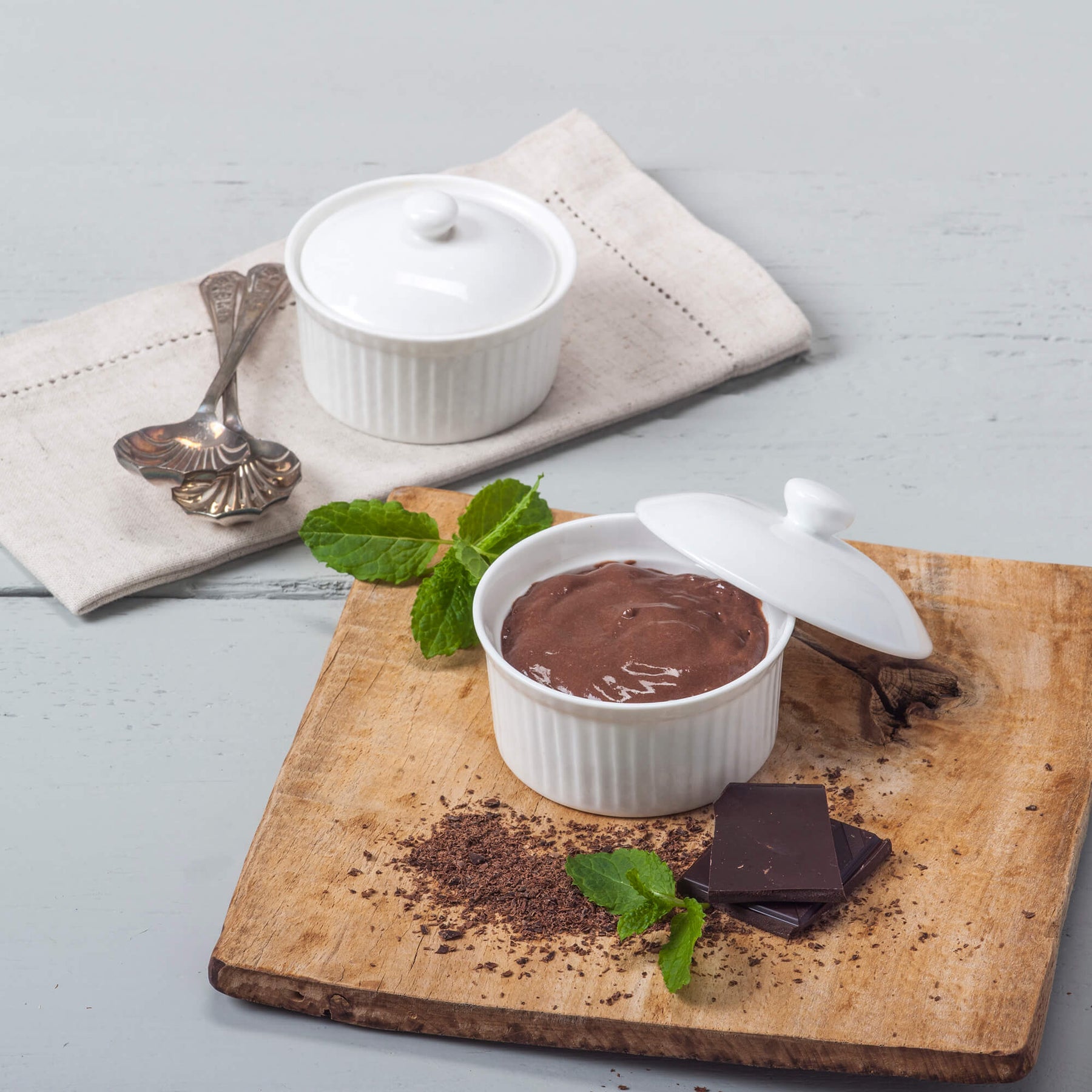 Porcelain Ramekin with Lid, Available in 2 Sizes