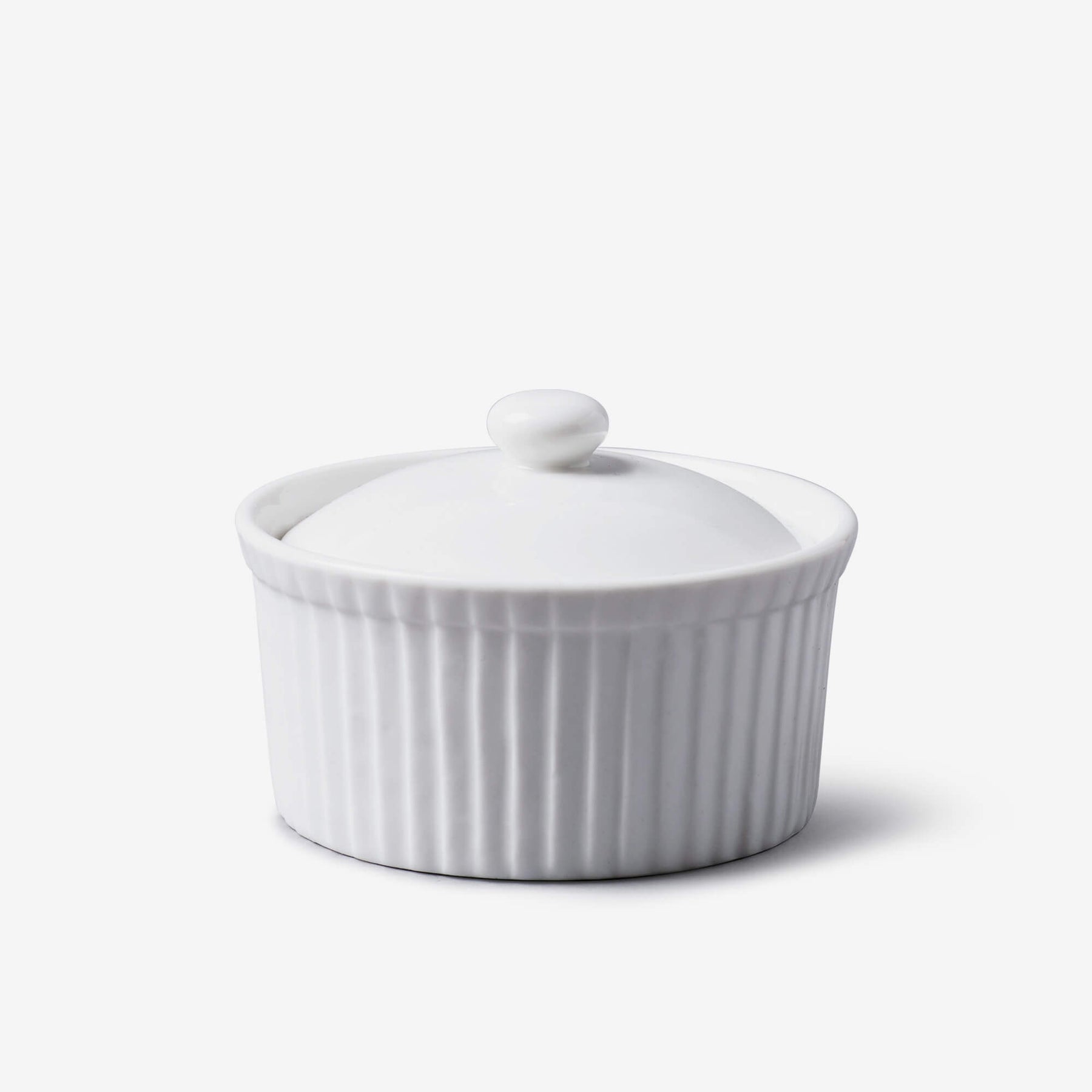Porcelain Ramekin with Lid, Available in 2 Sizes