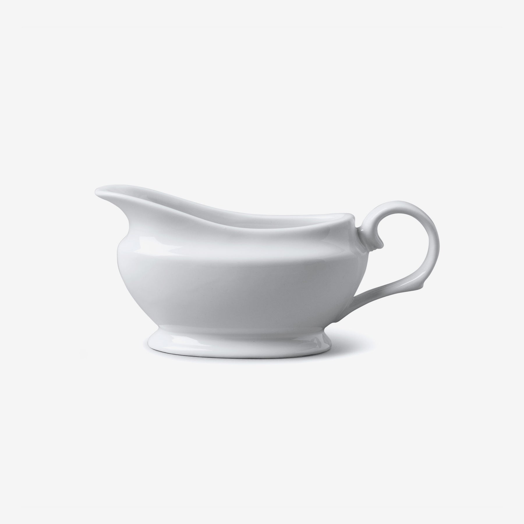 Porcelain Gravy & Sauce Boat, Available in 3 Sizes
