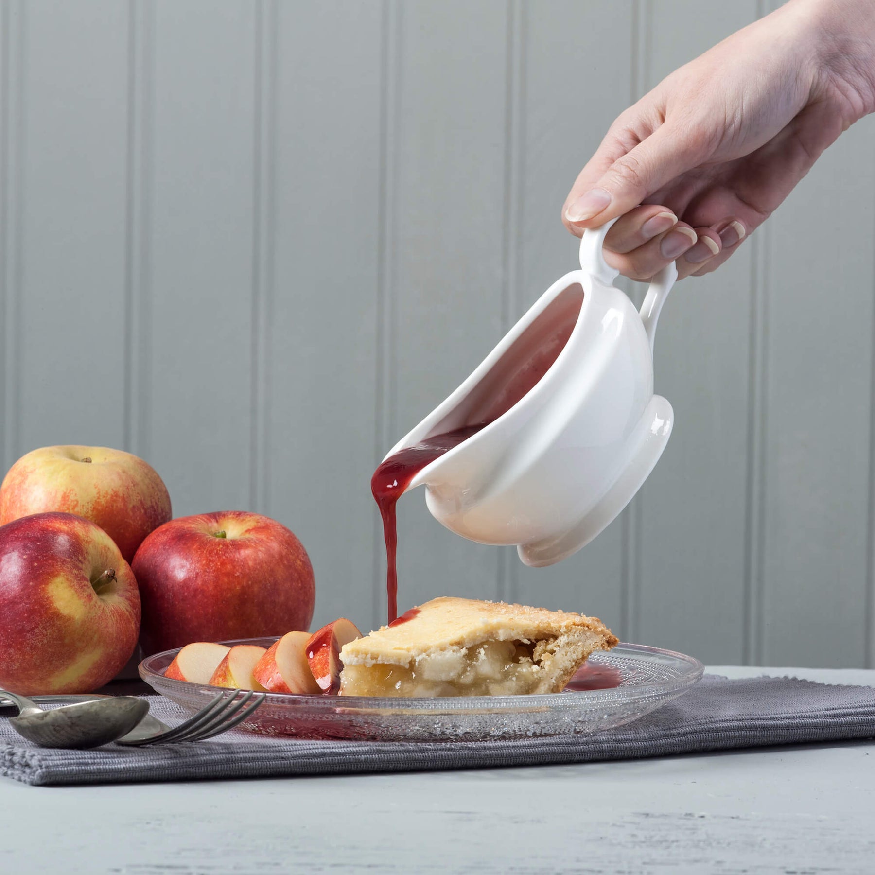 Porcelain Gravy & Sauce Boat, Available in 3 Sizes