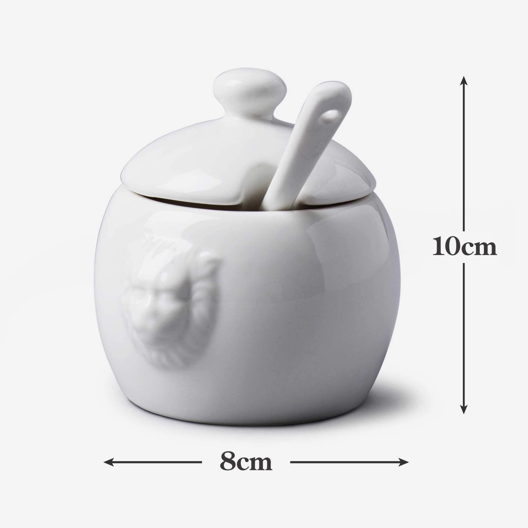Porcelain Mustard Pot