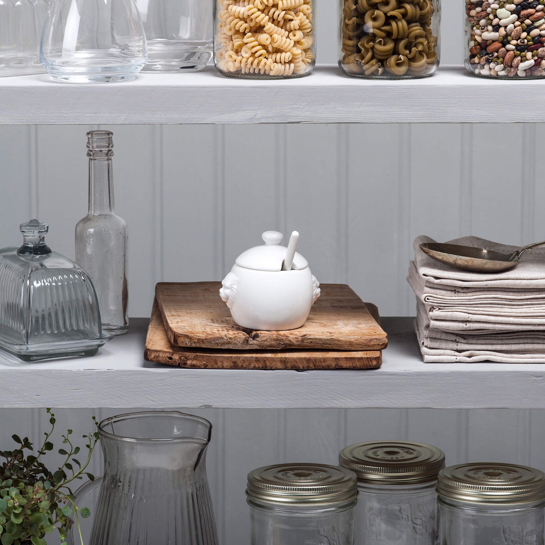 Porcelain Mustard Pot