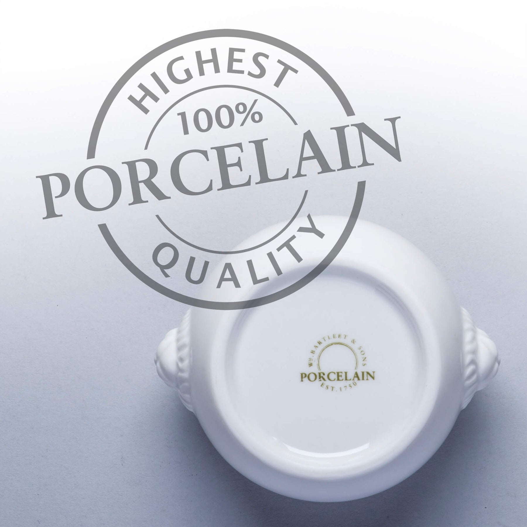 Porcelain Mustard Pot
