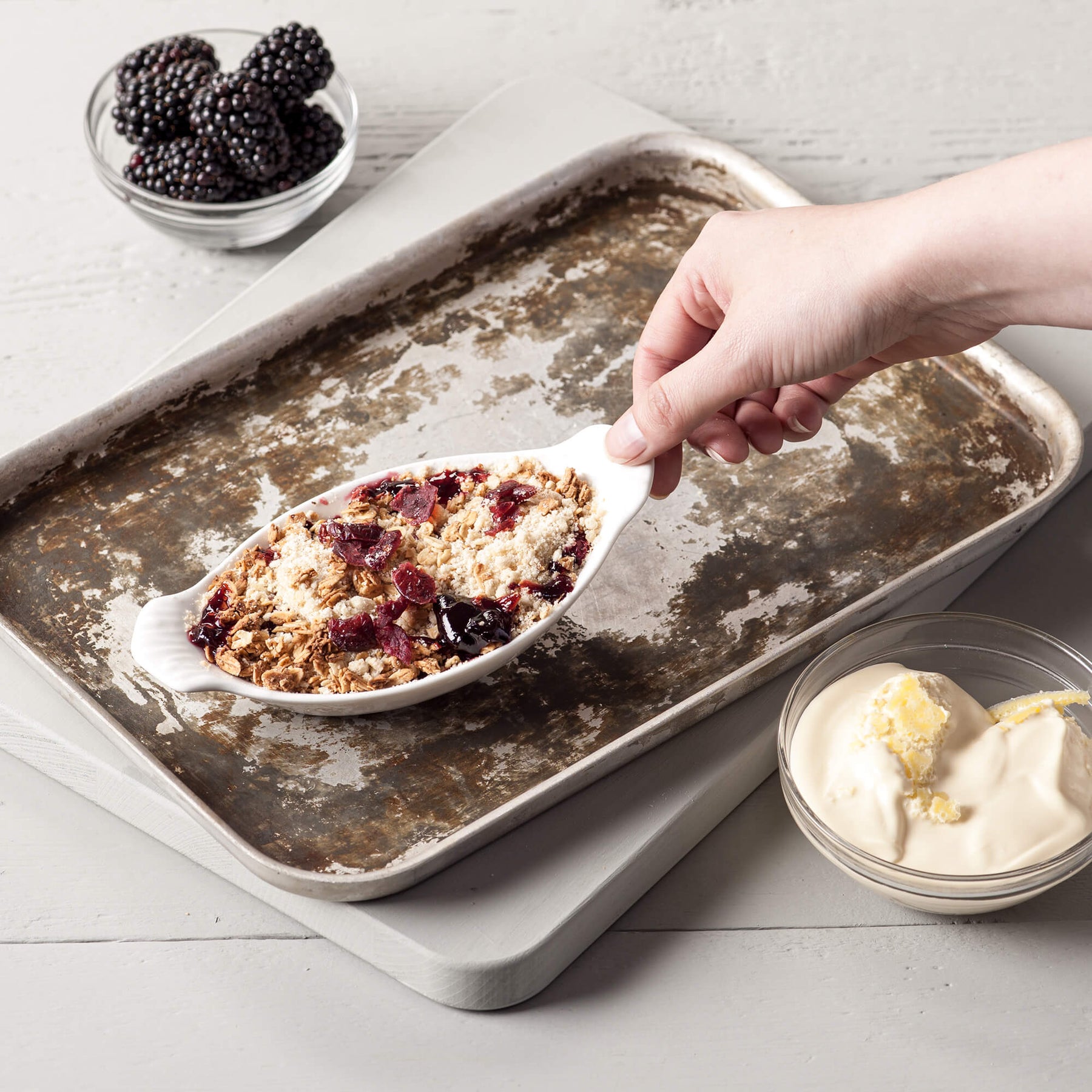 Porcelain Traditional Gratin Dish, Available in 3 Sizes