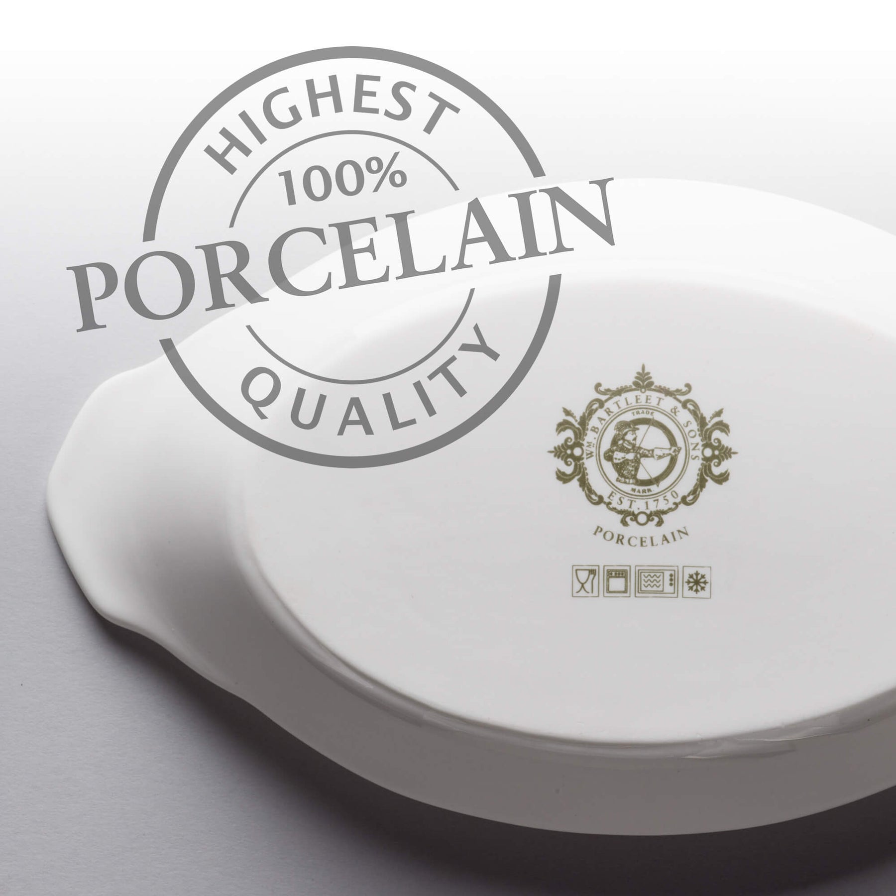 Porcelain Traditional Gratin Dish, Available in 3 Sizes