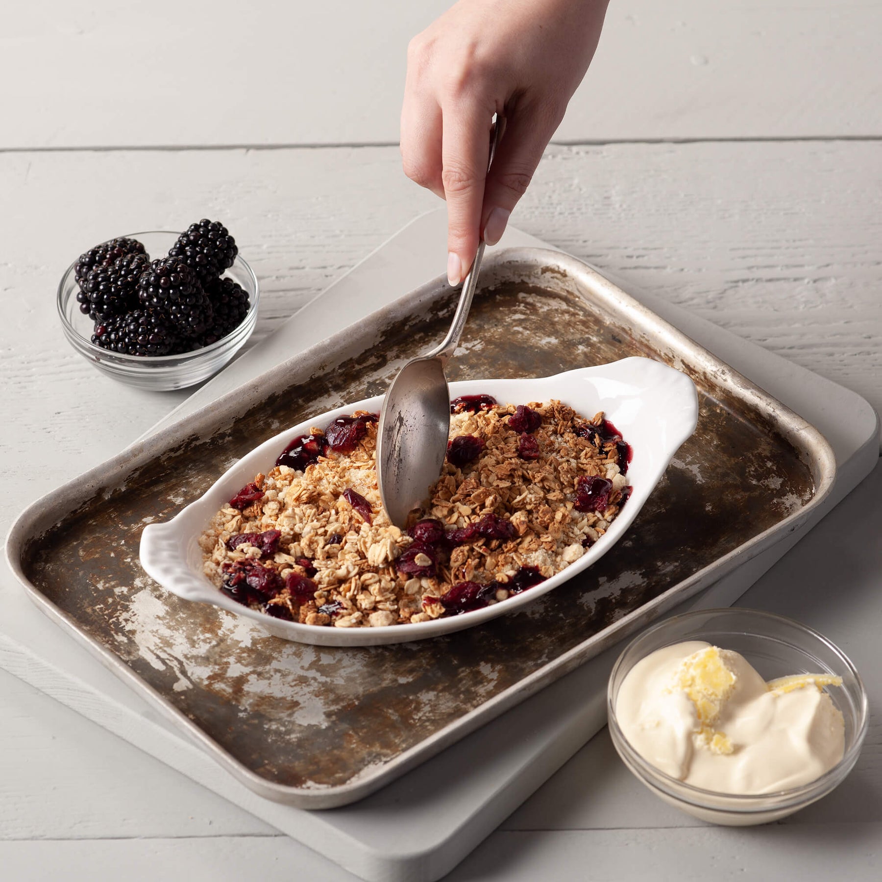 Porcelain Traditional Gratin Dish, Available in 3 Sizes