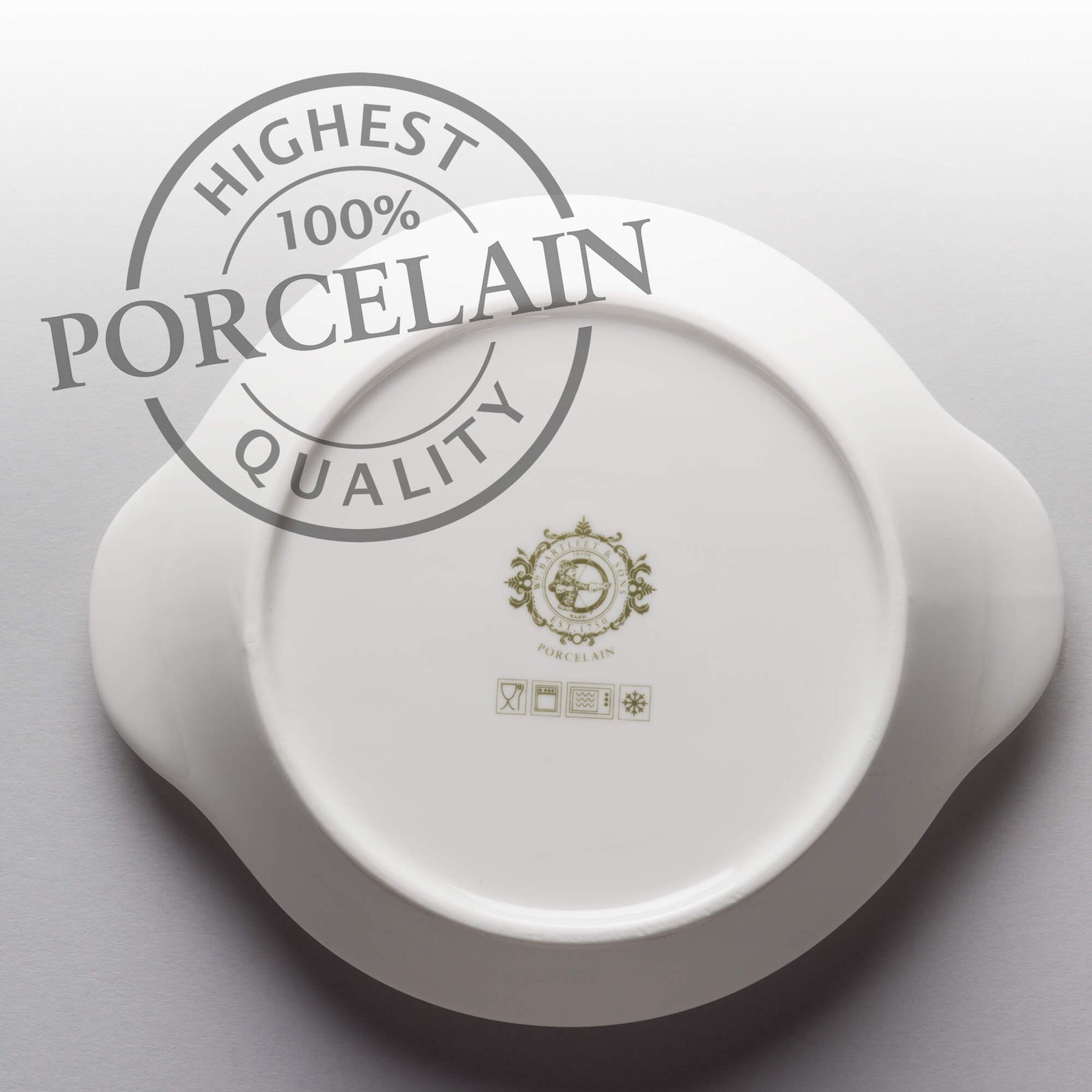 Porcelain Round Gratin Dish, Available in 2 Sizes