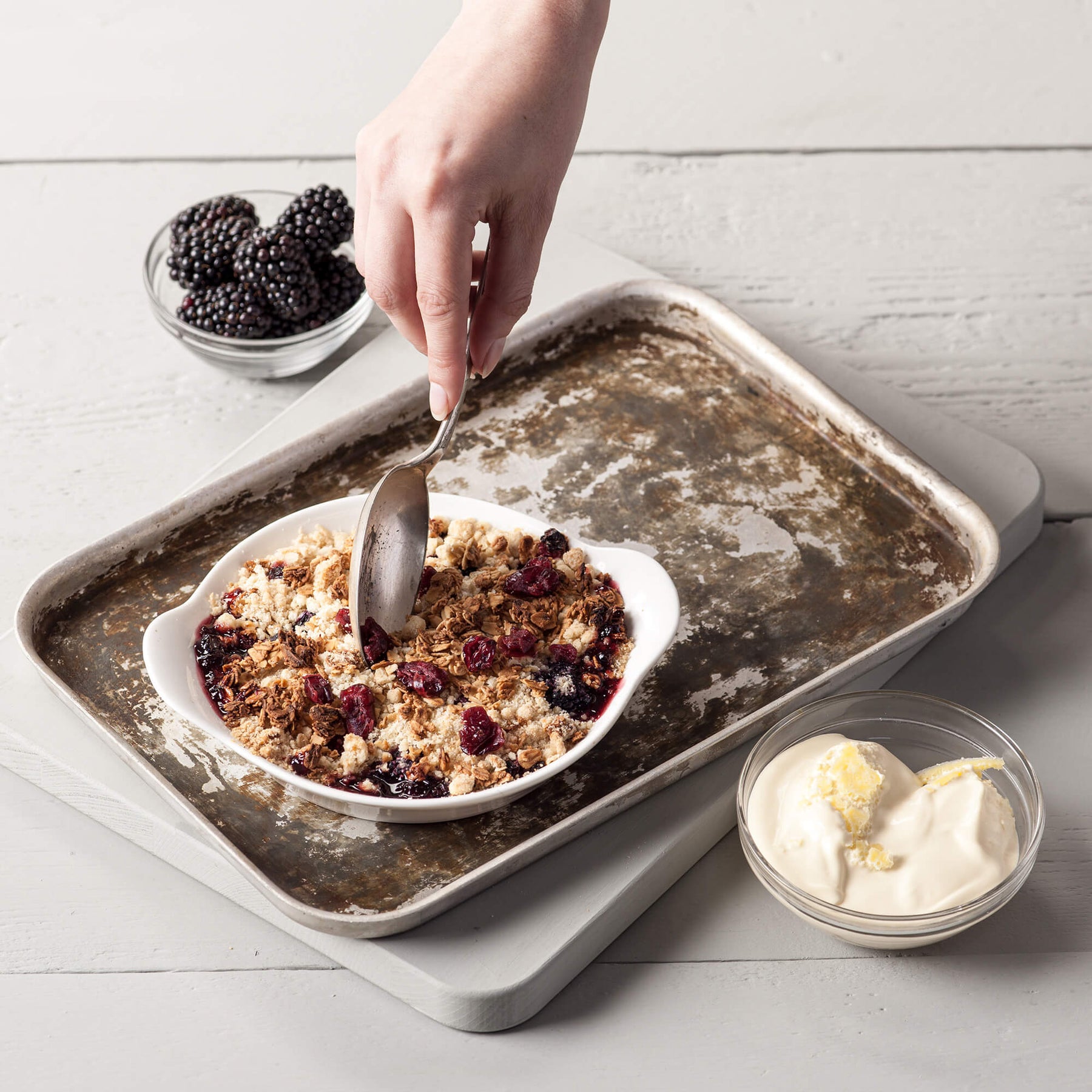 Porcelain Round Gratin Dish, Available in 2 Sizes