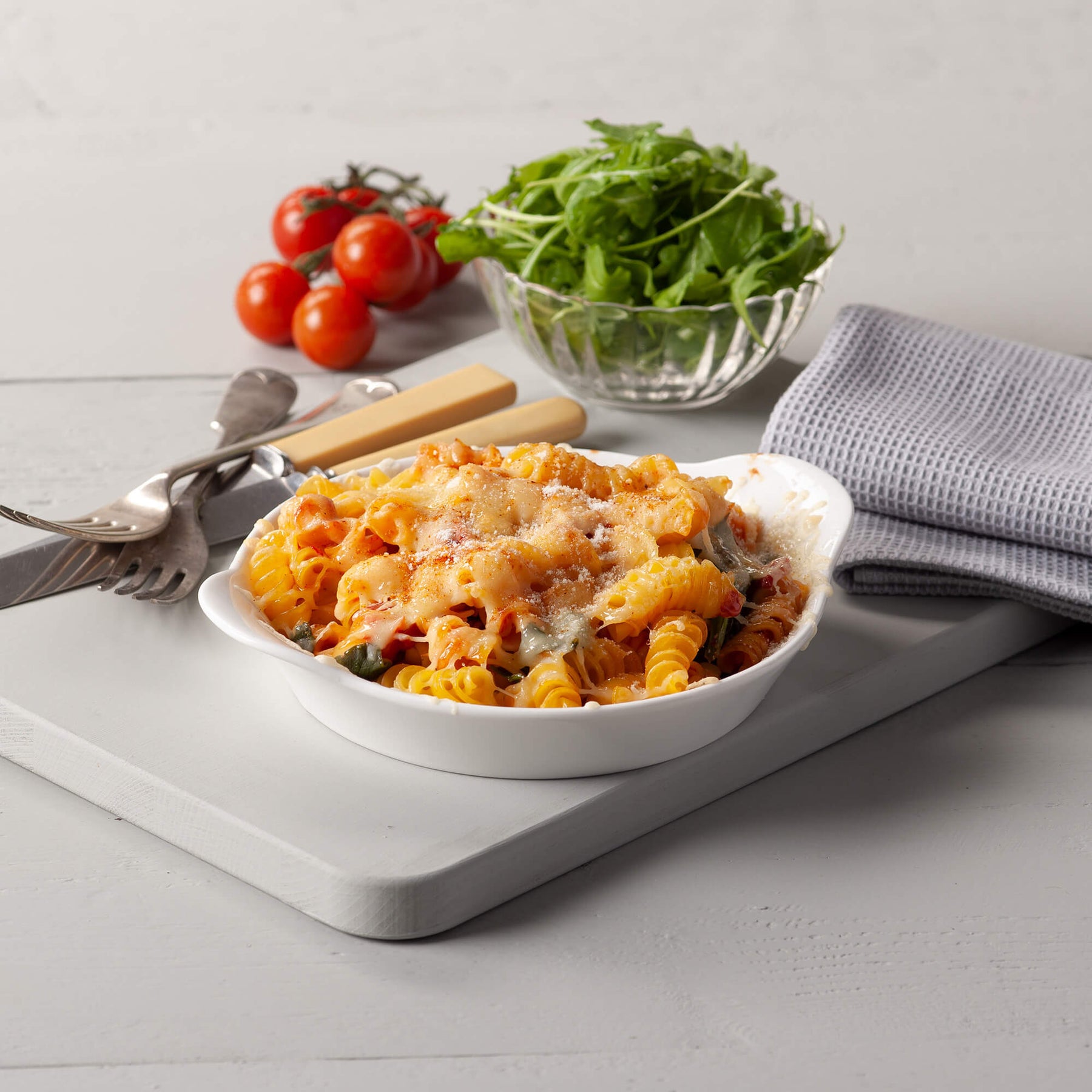 Porcelain Round Gratin Dish, Available in 3 Sizes