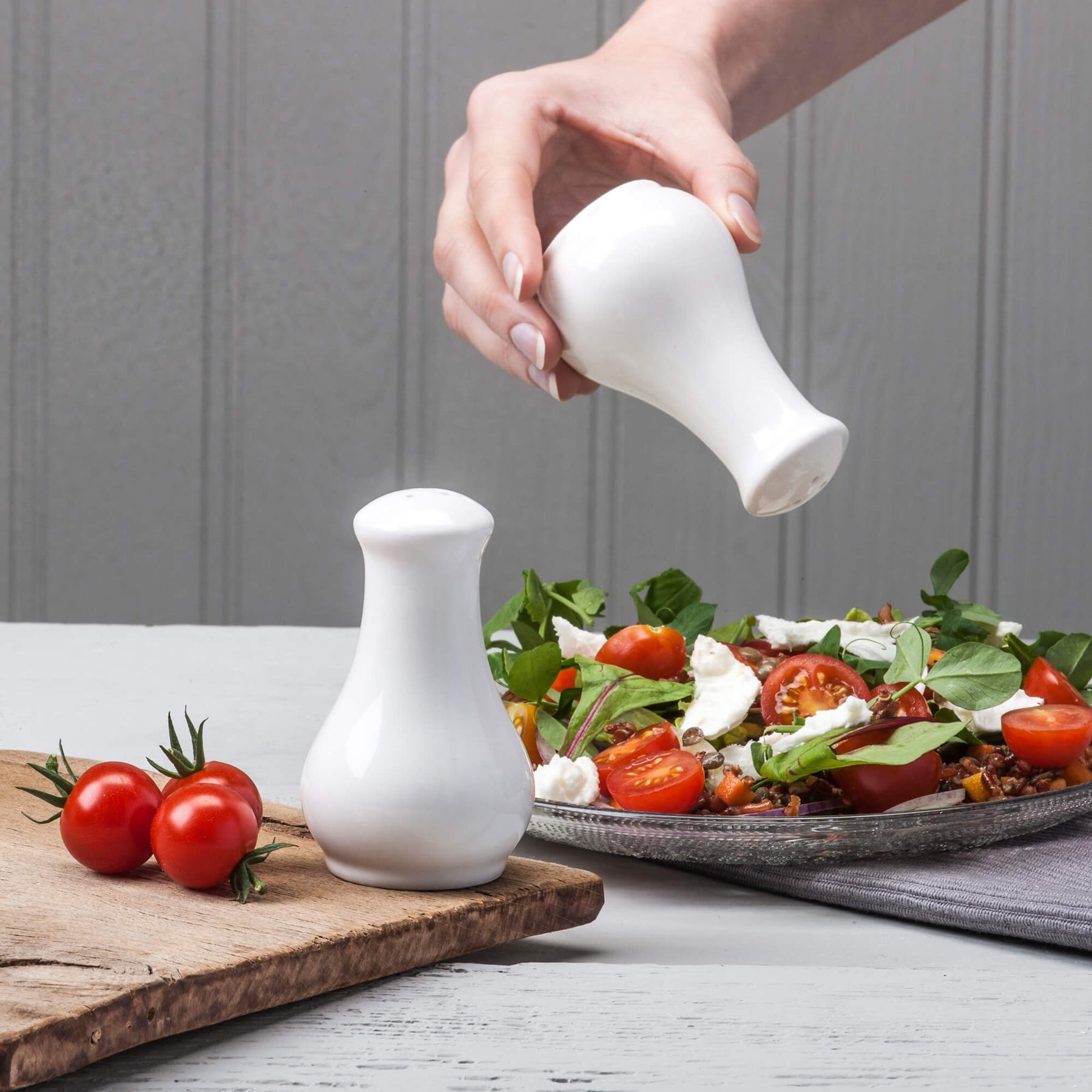 Porcelain Salt & Pepper Set