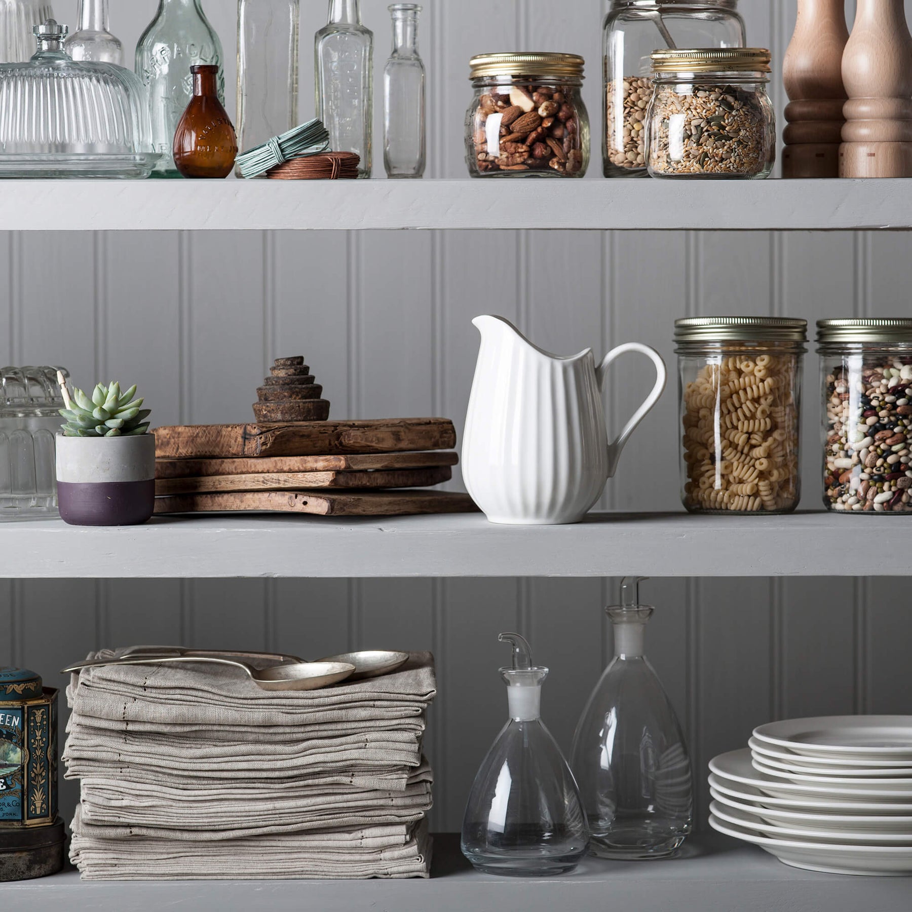 Porcelain Fluted Jug, Available in 3 Sizes