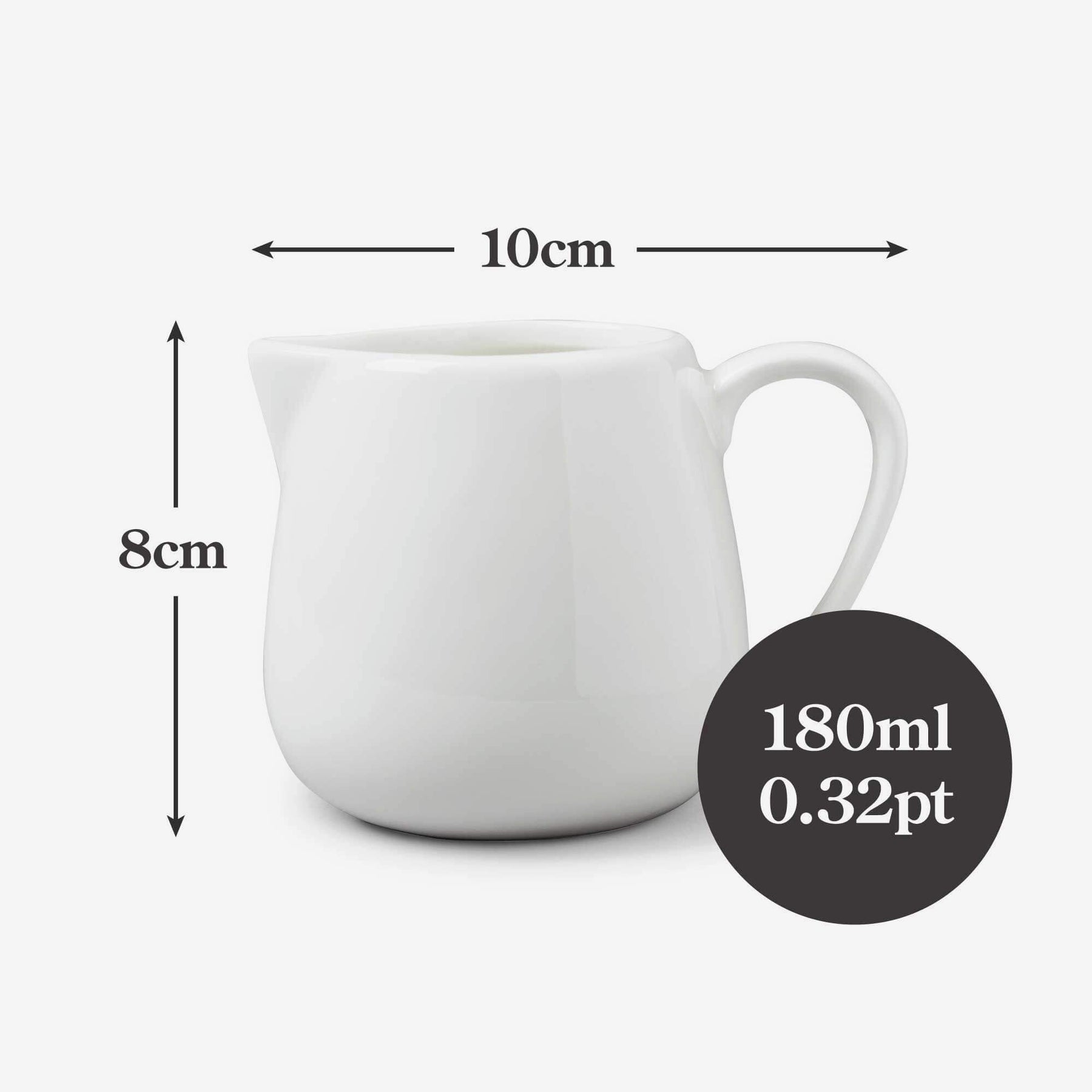 Porcelain Bellied Creamer Jug