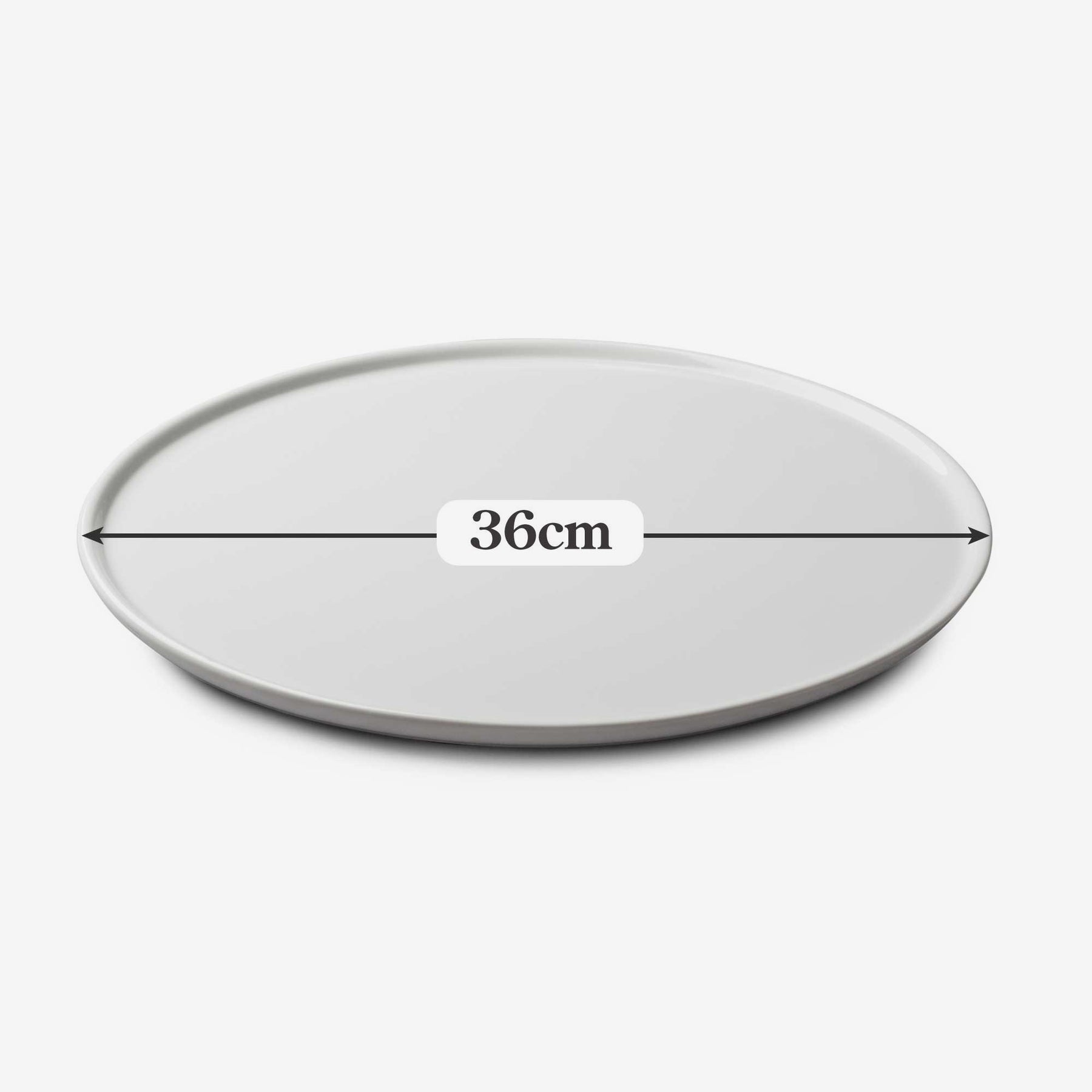 Porcelain Flat Cake Plate