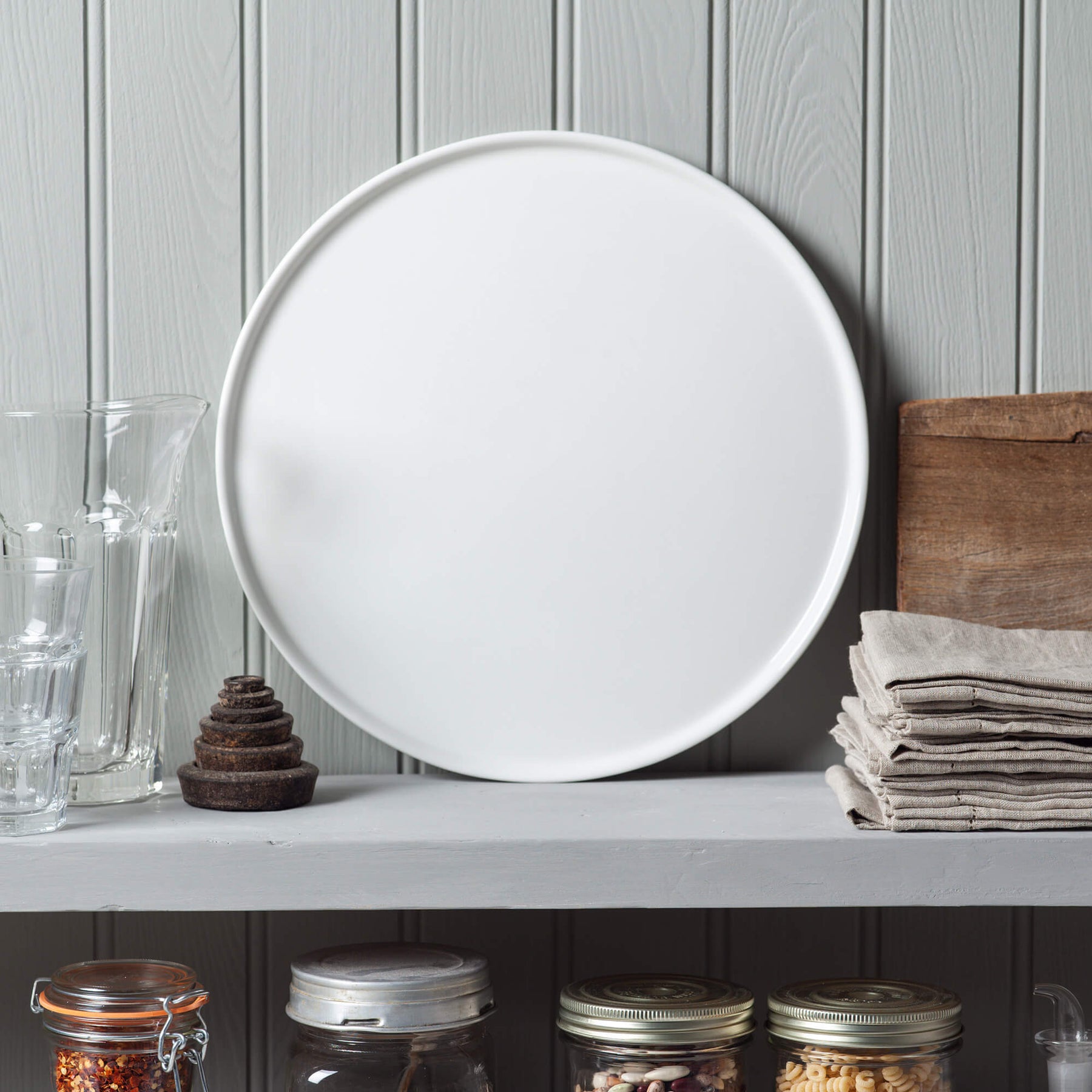 Porcelain Flat Cake Plate