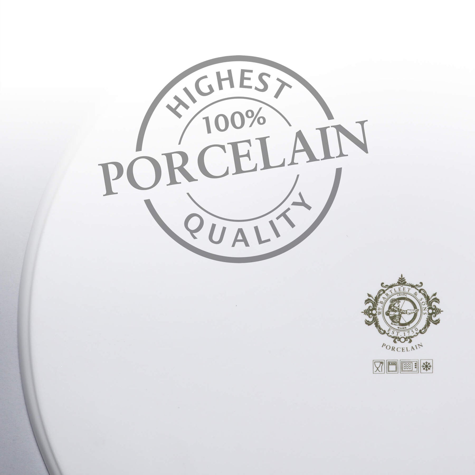 Porcelain Flat Cake Plate