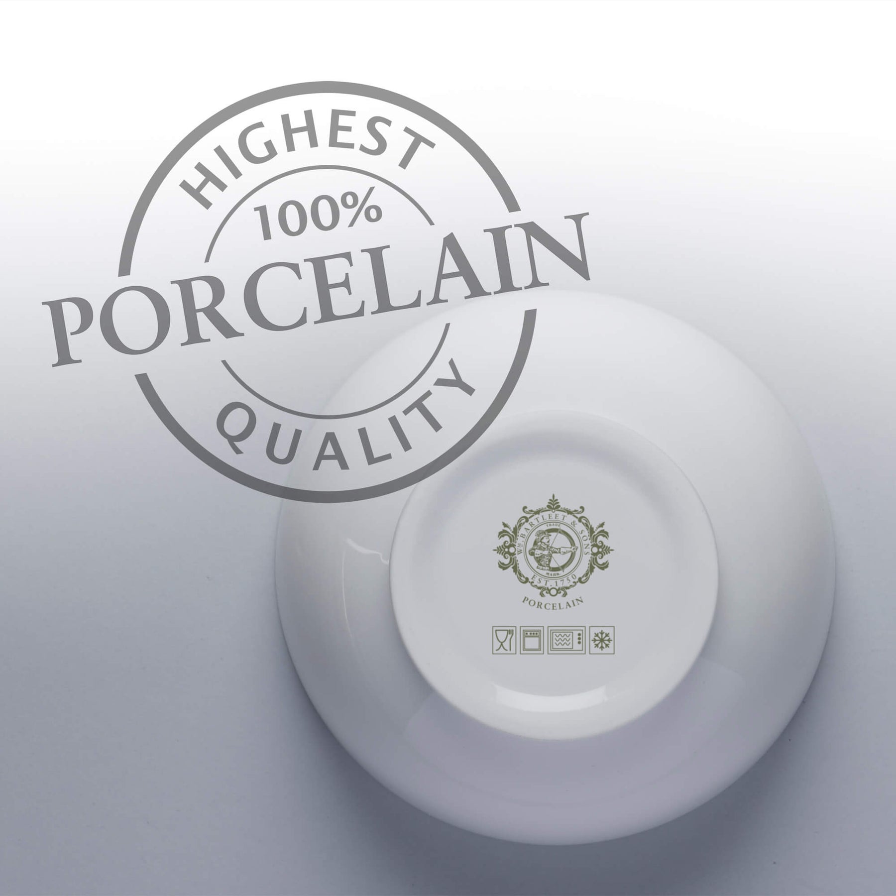 Porcelain Deep Cereal/Soup Bowl Sets