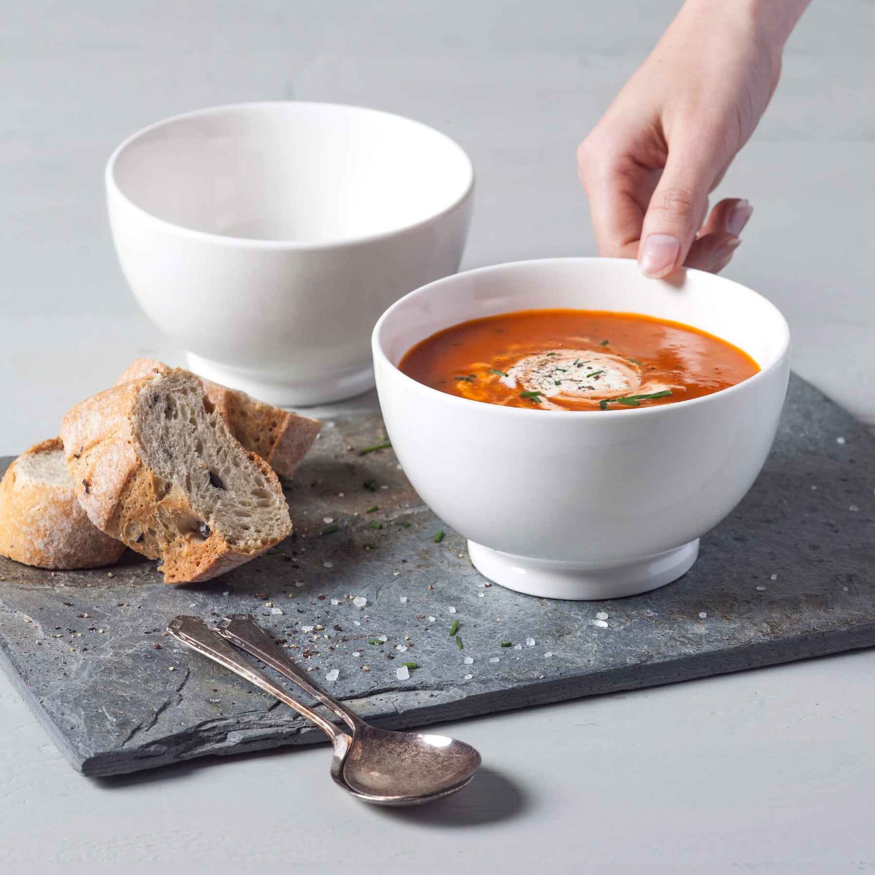 Porcelain Deep Cereal/Soup Bowl Sets