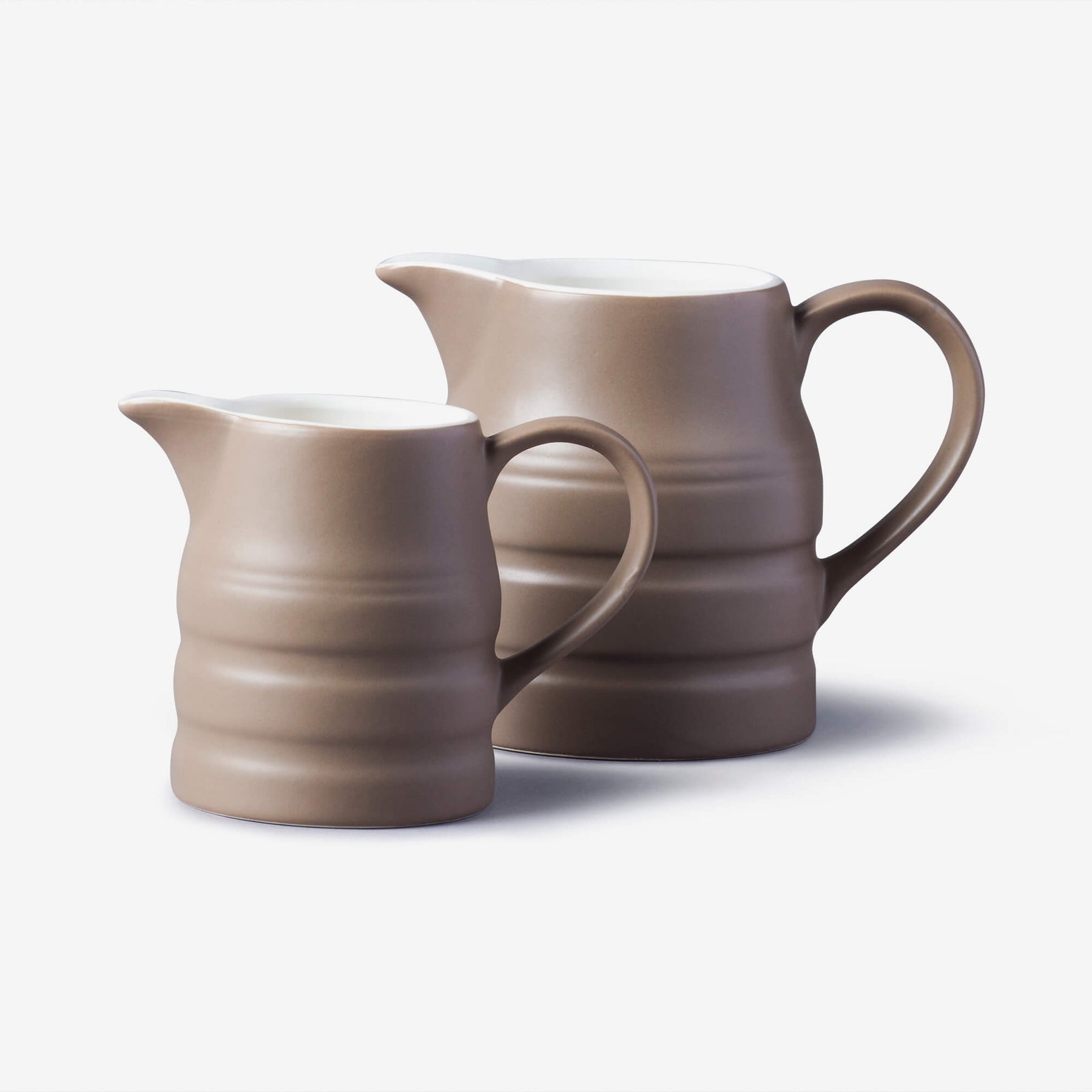 Porcelain Traditional Churn Jug, Set of 2
