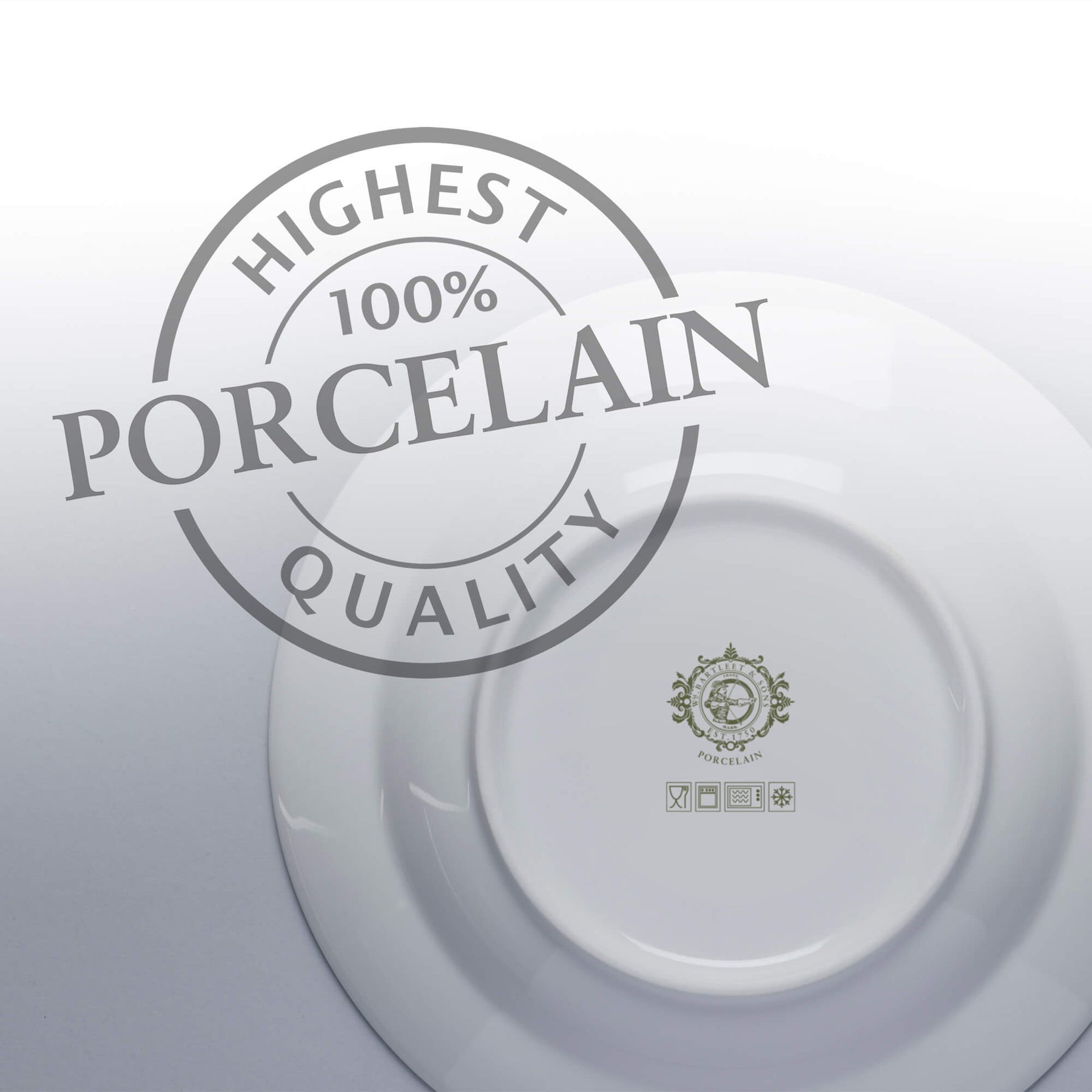 Porcelain Wide Rim Pasta/Soup Bowl Sets